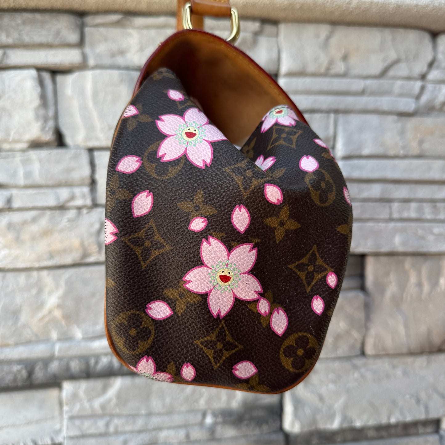 Louis Vuitton x Takashi Murakami Monogram Cherry Blossom Sac Retro