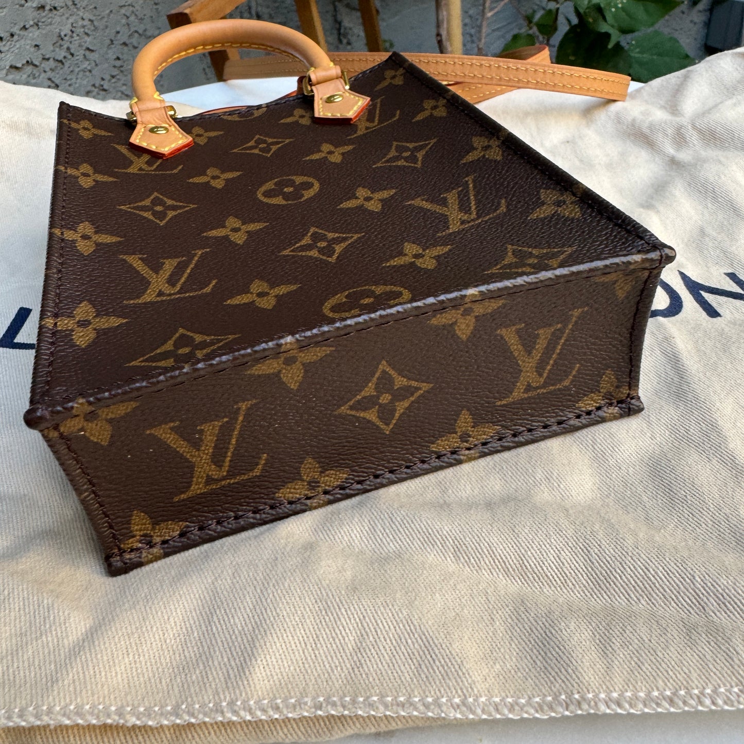 Louis Vuitton Monogram Petit Sac Plat Crossbody