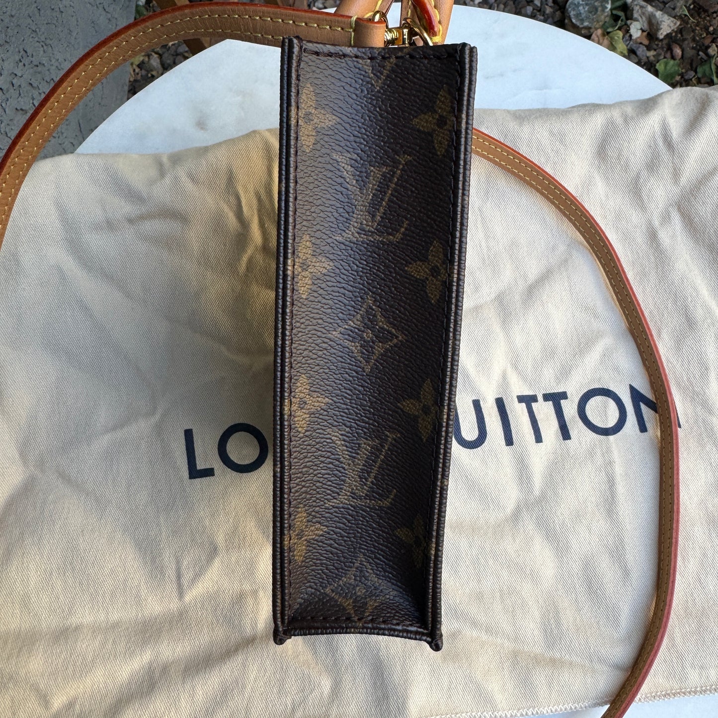 Louis Vuitton Monogram Petit Sac Plat Crossbody