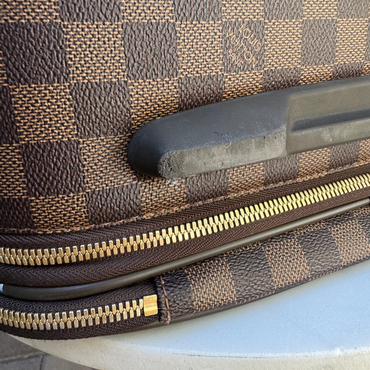 Louis Vuitton Damier Ebene Pegase Light Legere 55 Suitcase