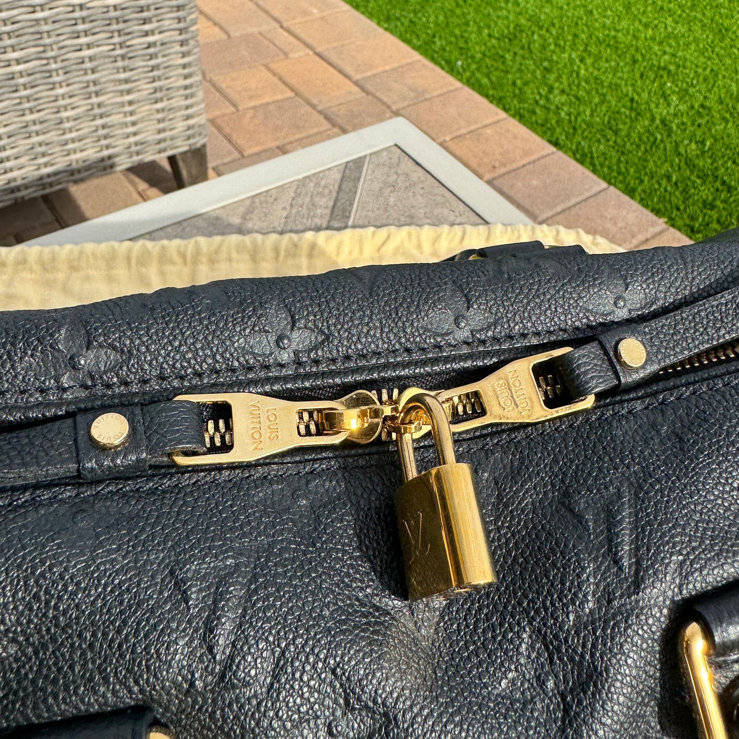 Louis Vuitton Monogram Empreinte Speedy Bandouliere 30