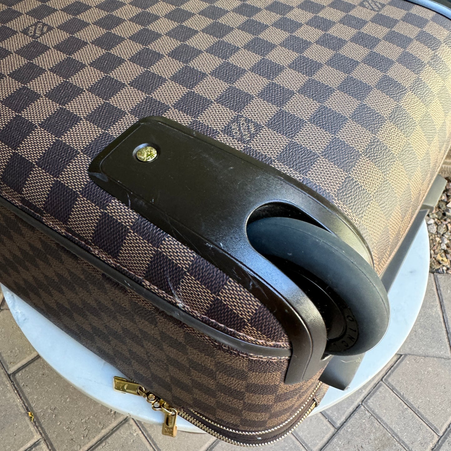 Louis Vuitton Damier Ebene Pegase Light Legere 55 Suitcase