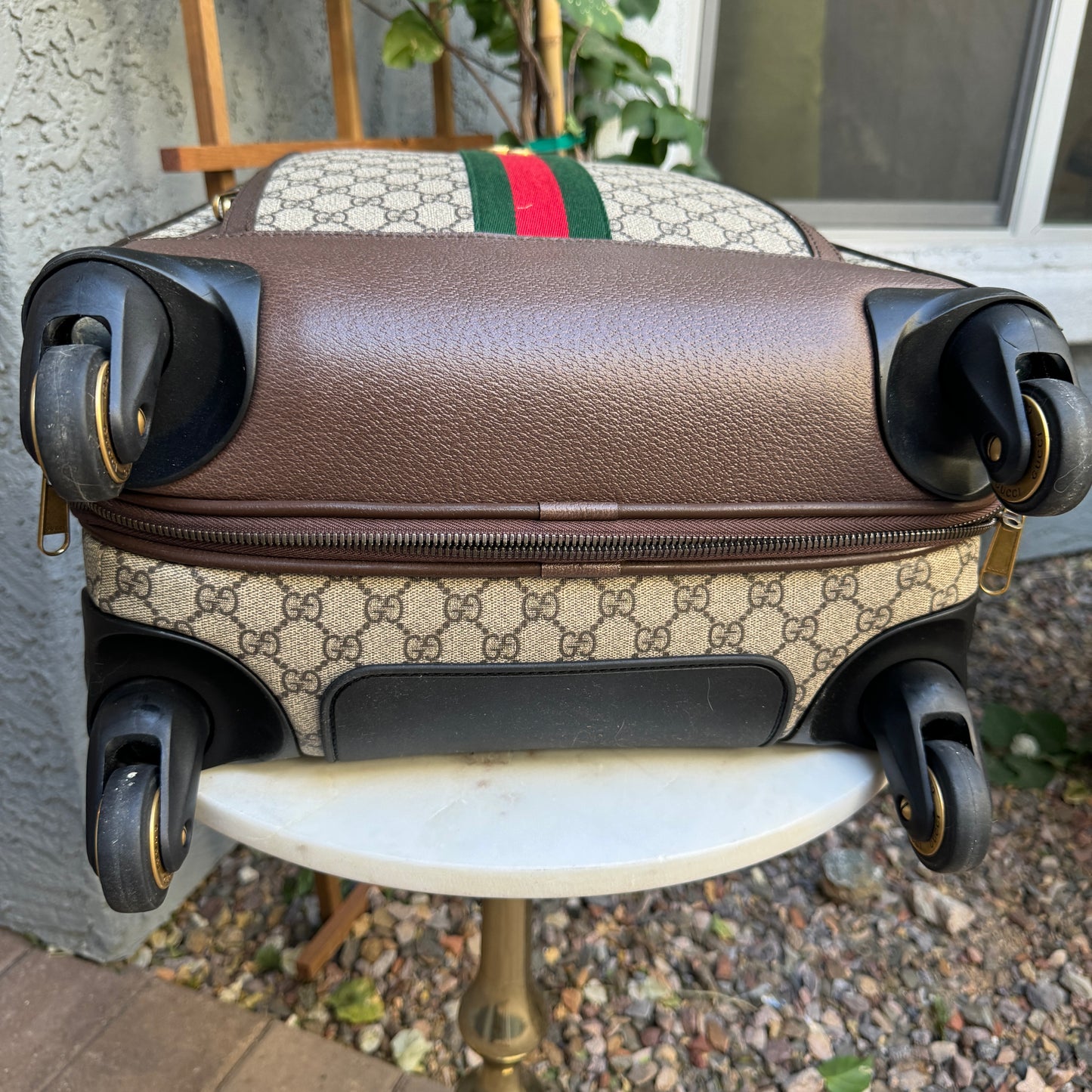 Gucci Savoy Small Monogram Trolley