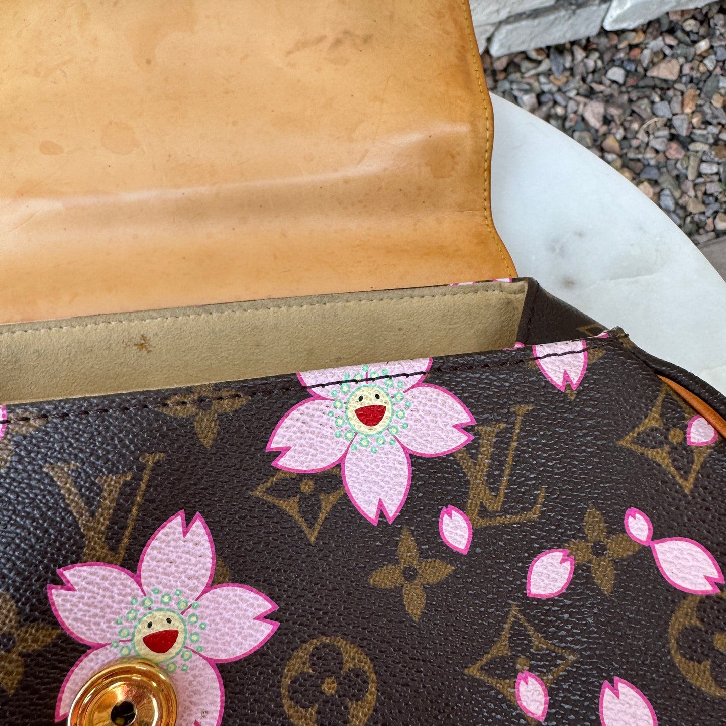 Louis Vuitton x Takashi Murakami Monogram Cherry Blossom Sac Retro