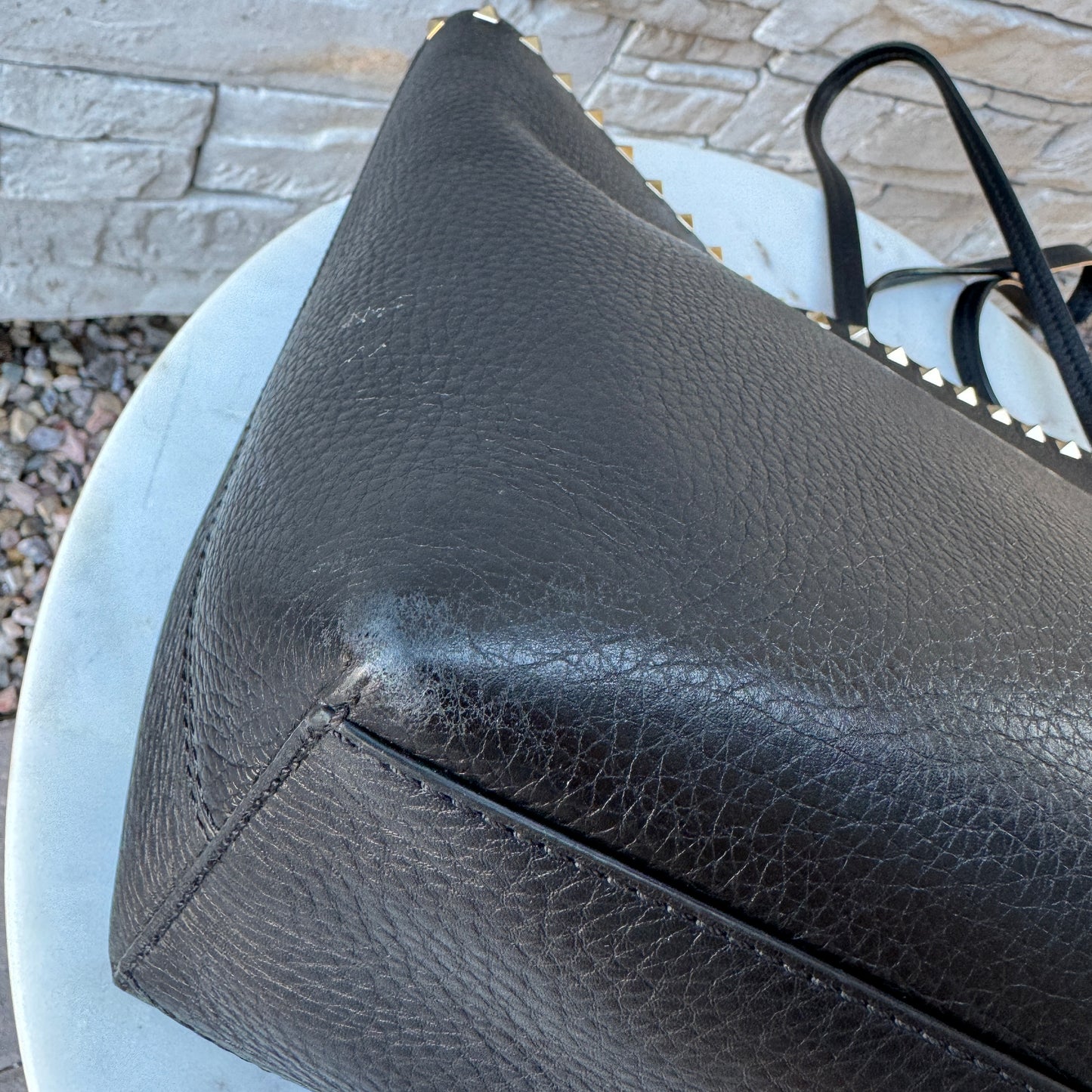 Valentino Garavani Rockstud Leather Tote