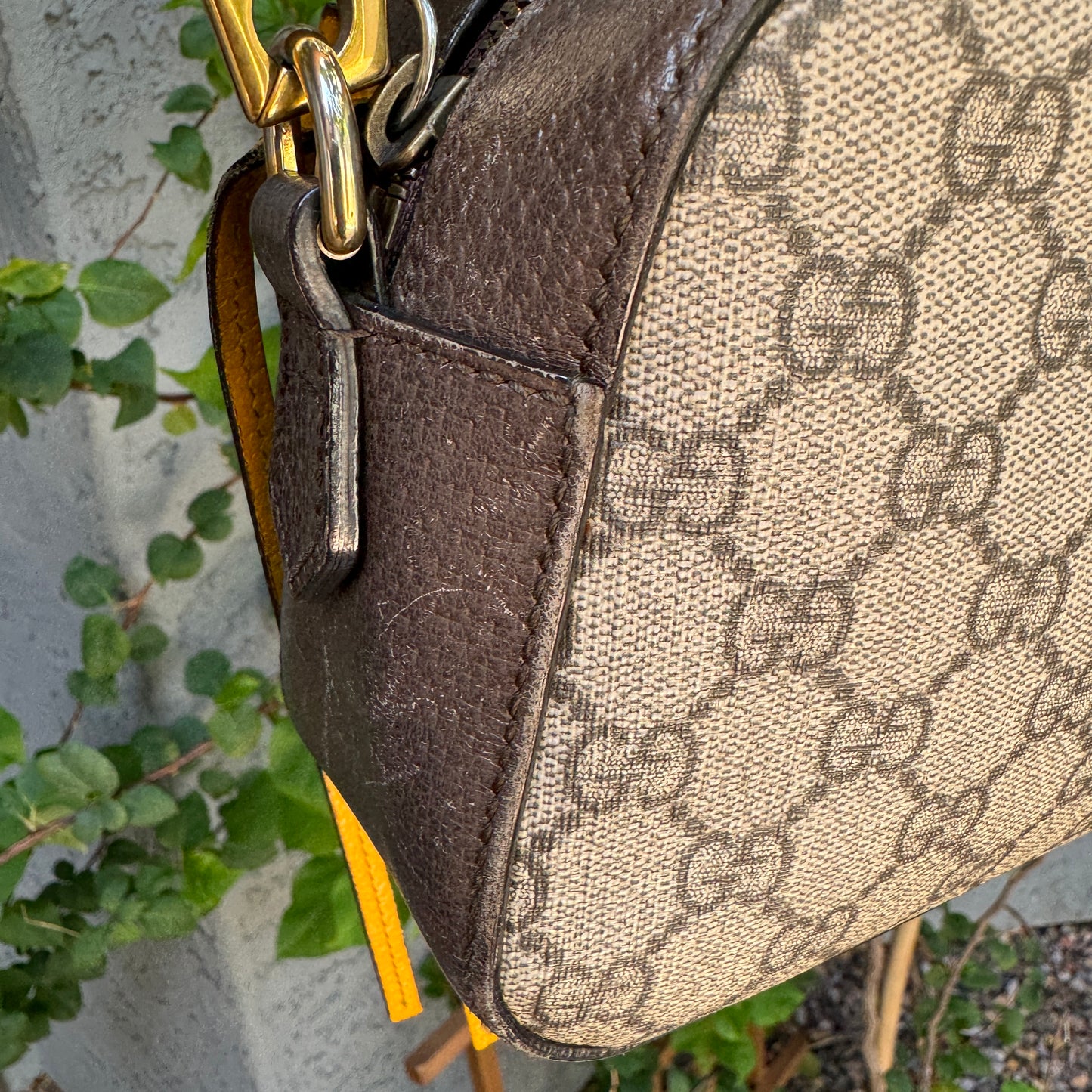 Gucci Vintage Neo Supreme Monogram Web Crossbody