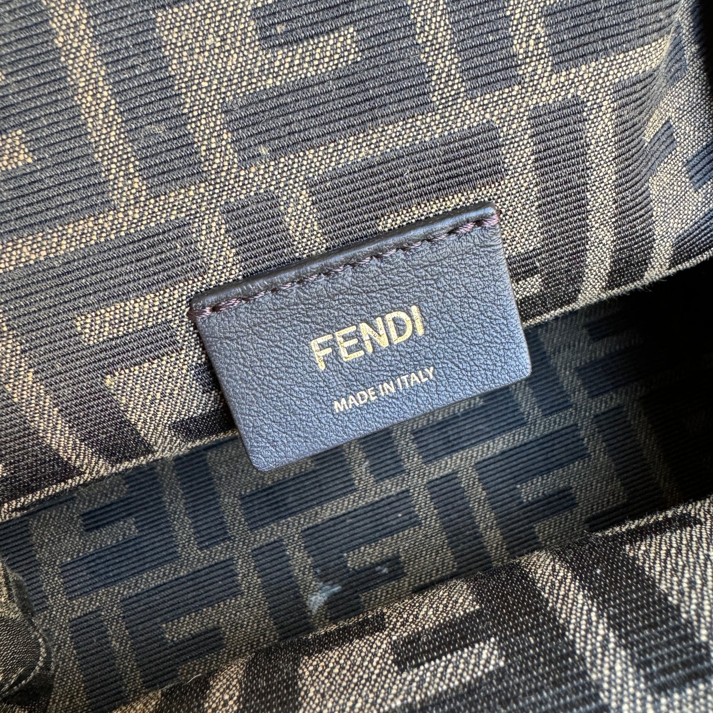 Fendi First Clutch Straw Raffia Shoulder Bag