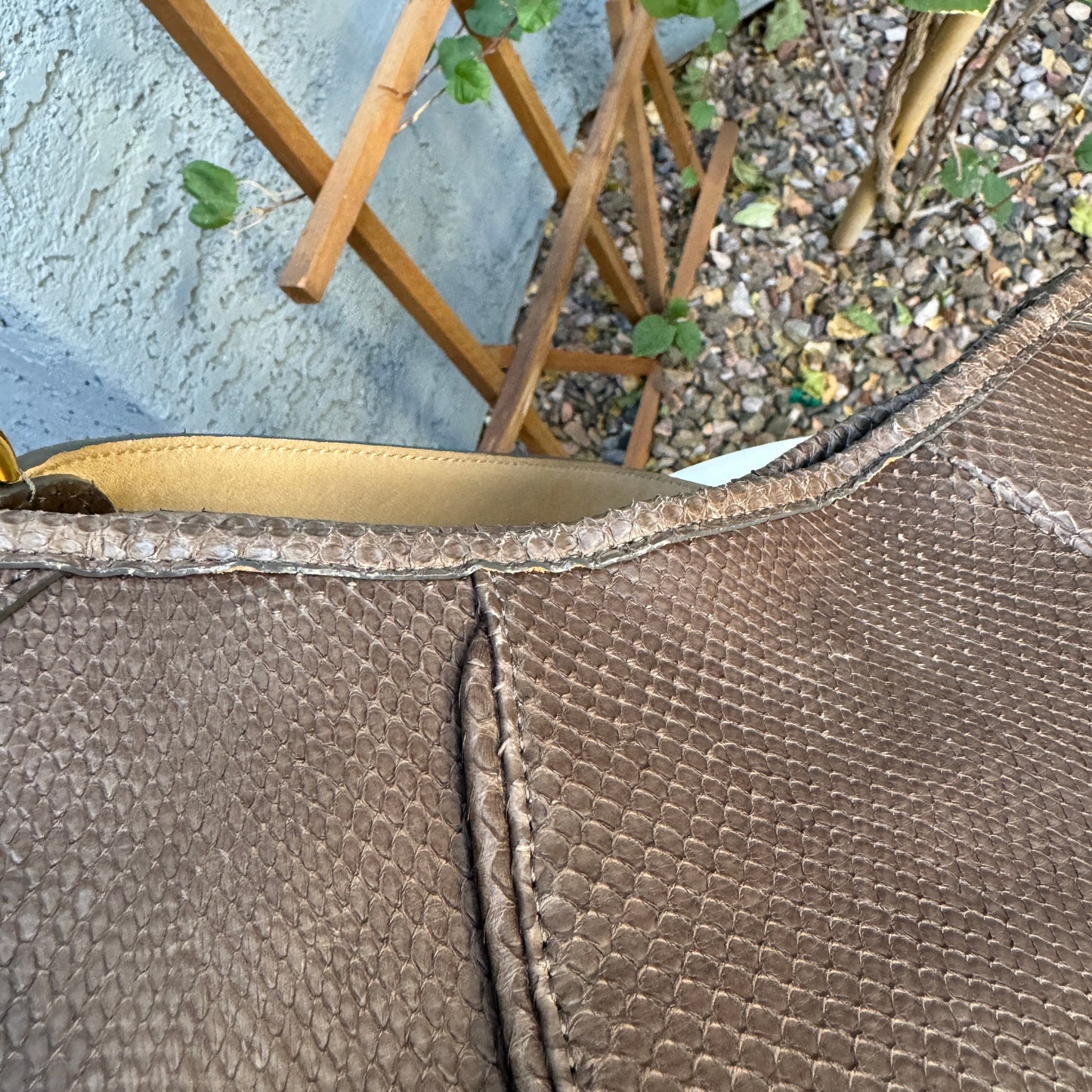 Louis Vuitton Python Galliera PM Shoulder Bag