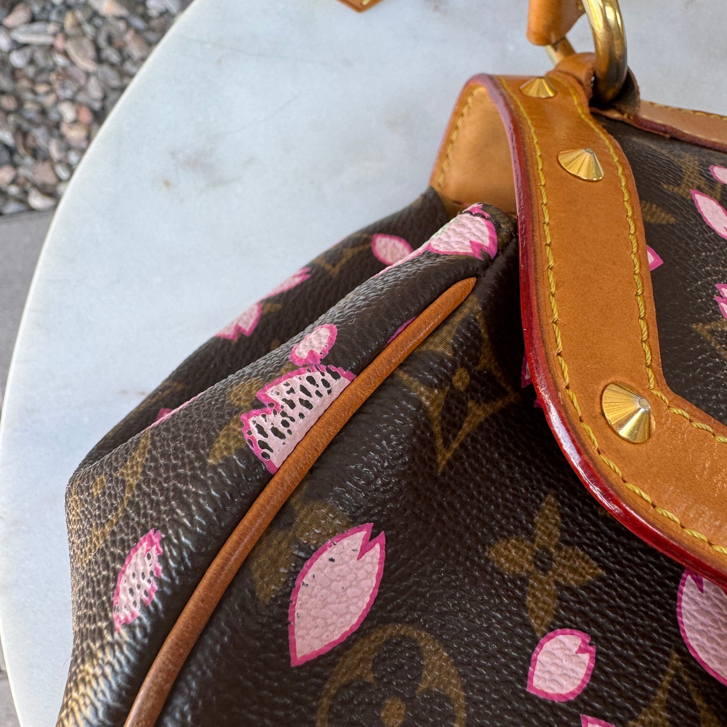 Louis Vuitton x Takashi Murakami Monogram Cherry Blossom Sac Retro