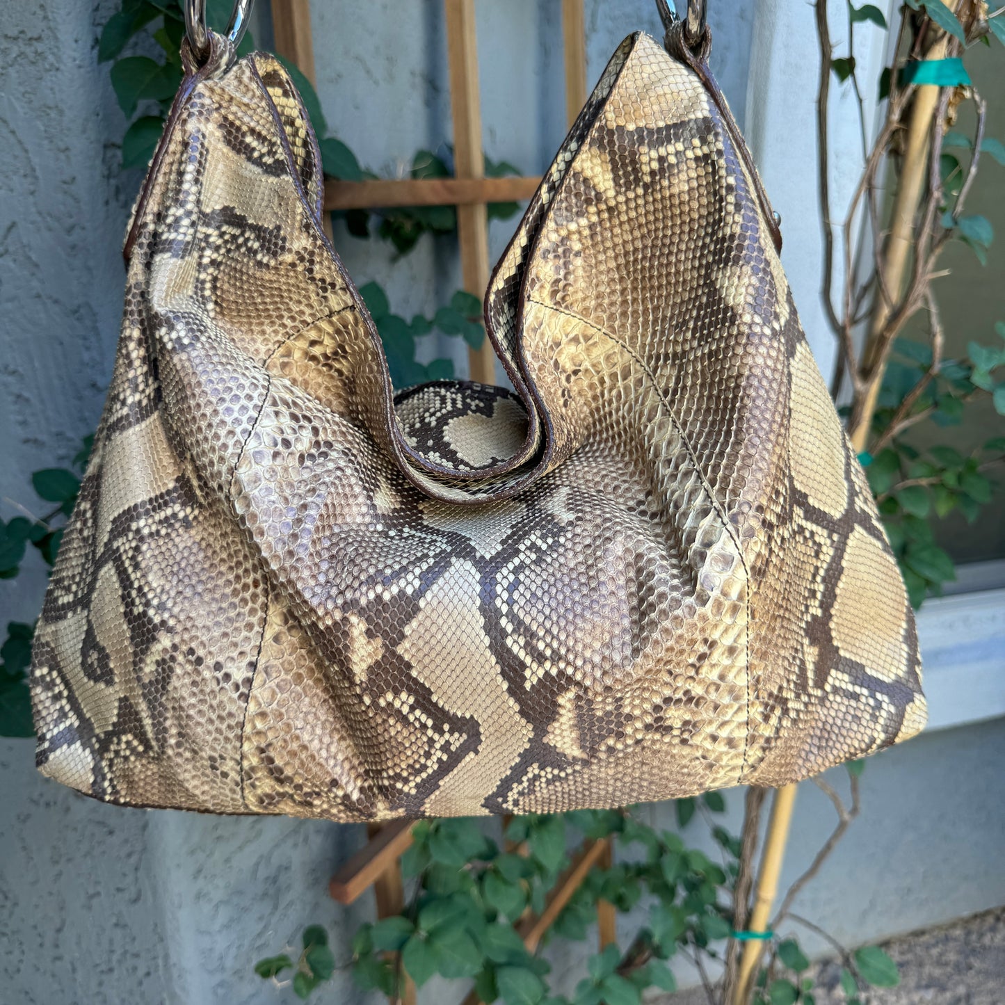 Prada Pitone Python Hobo