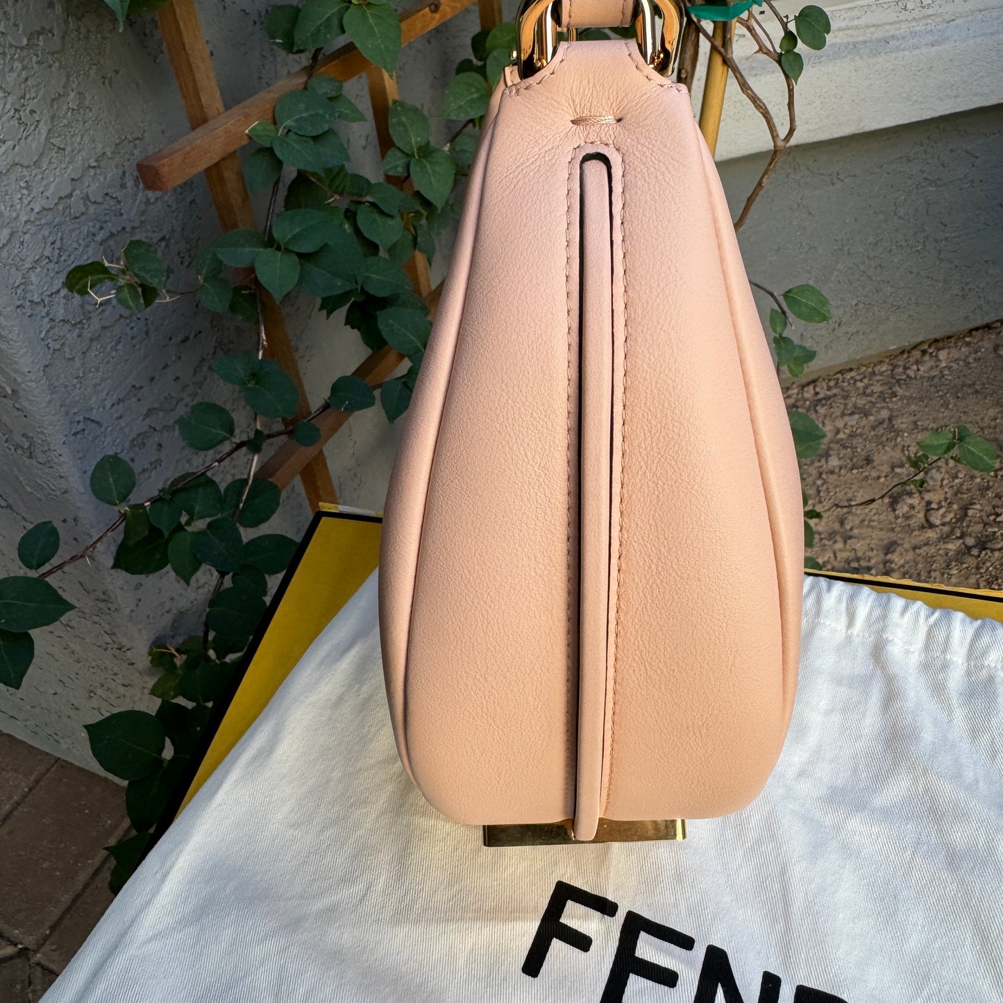 Fendi Small Calfskin Fendigraphy Hobo