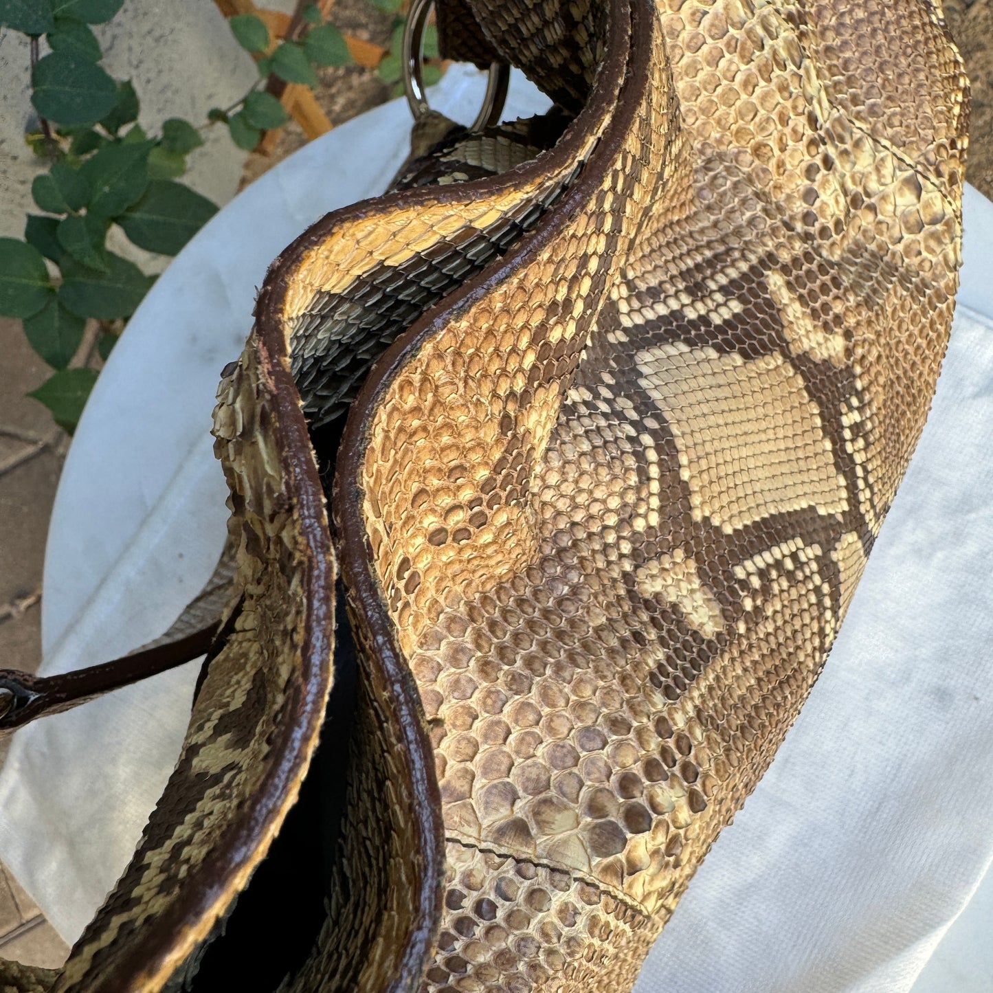 Prada Pitone Python Hobo