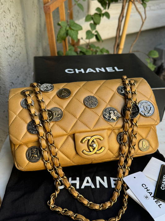 Chanel Limited Edition Paris-Dubai Medallions Single Flap Bag