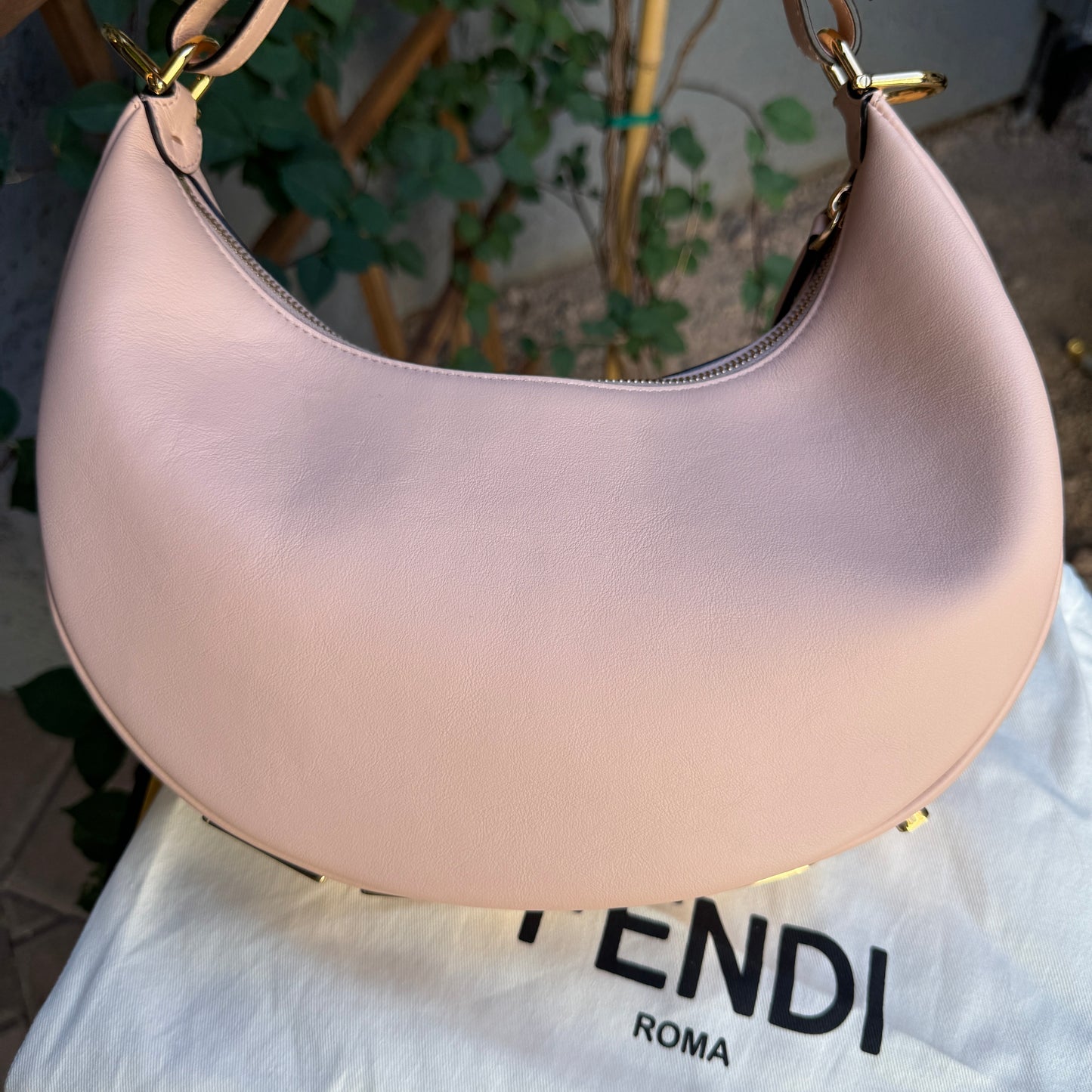 Fendi Small Calfskin Fendigraphy Hobo