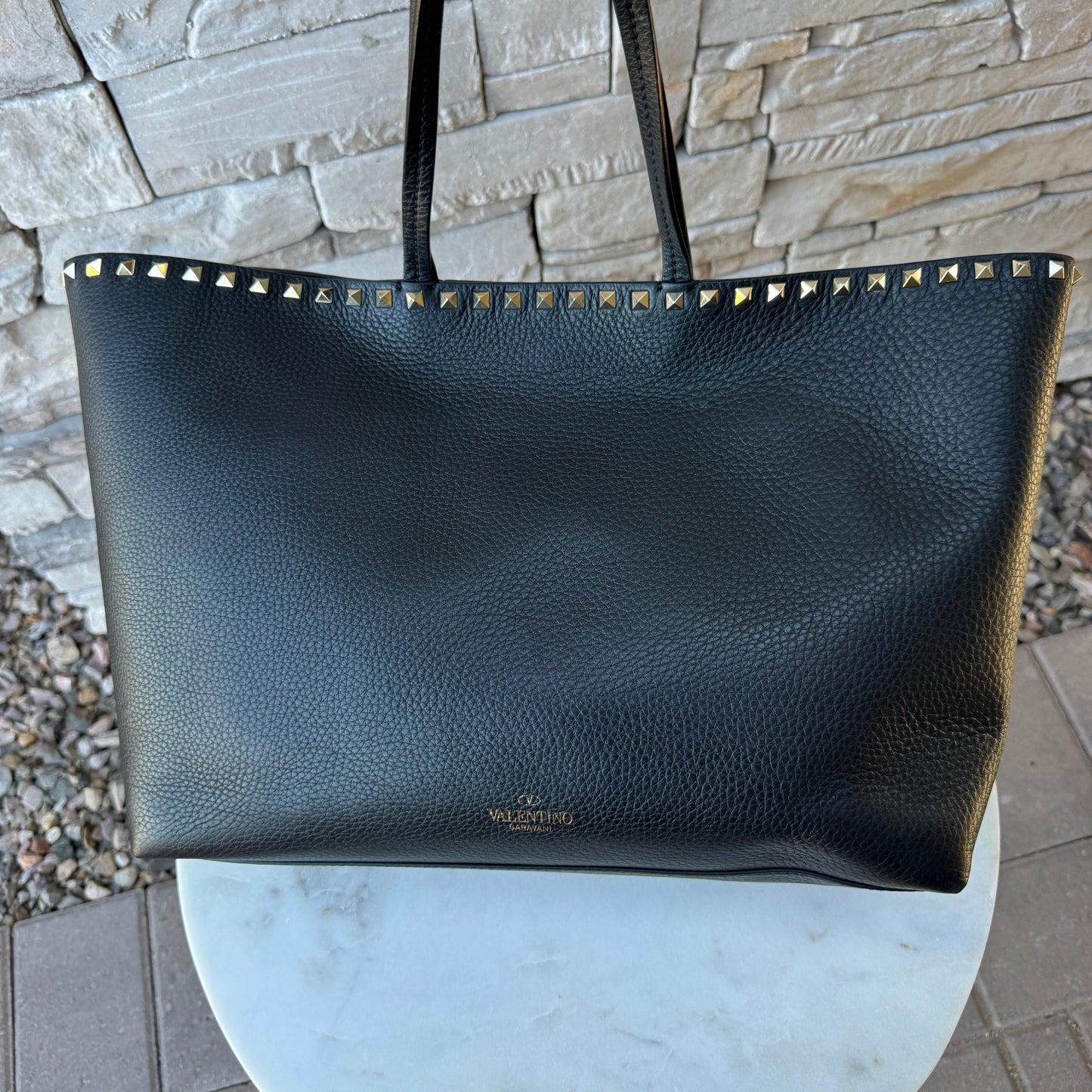 Valentino Garavani Rockstud Leather Tote