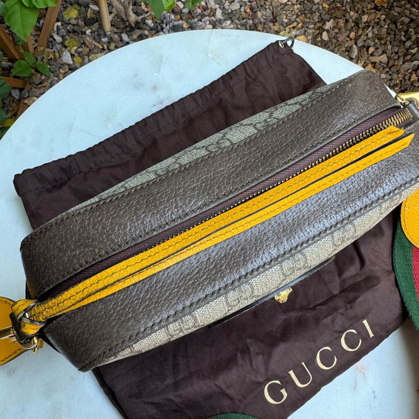 Gucci Vintage Neo Supreme Monogram Web Crossbody