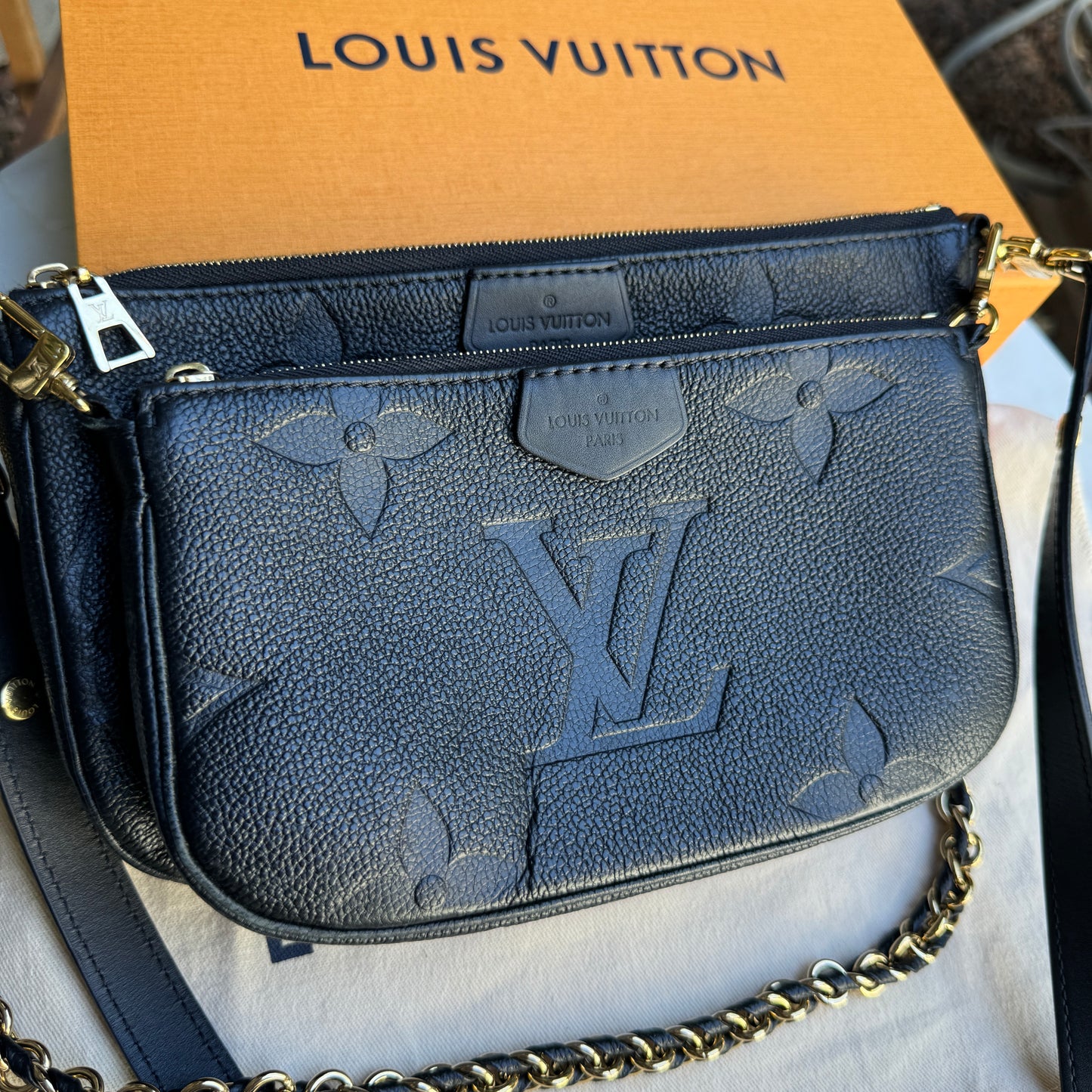 Louis Vuitton Multi Pochette Empreinte Crossbody