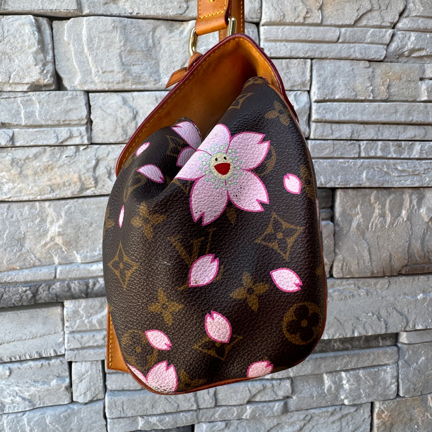 Louis Vuitton x Takashi Murakami Monogram Cherry Blossom Sac Retro