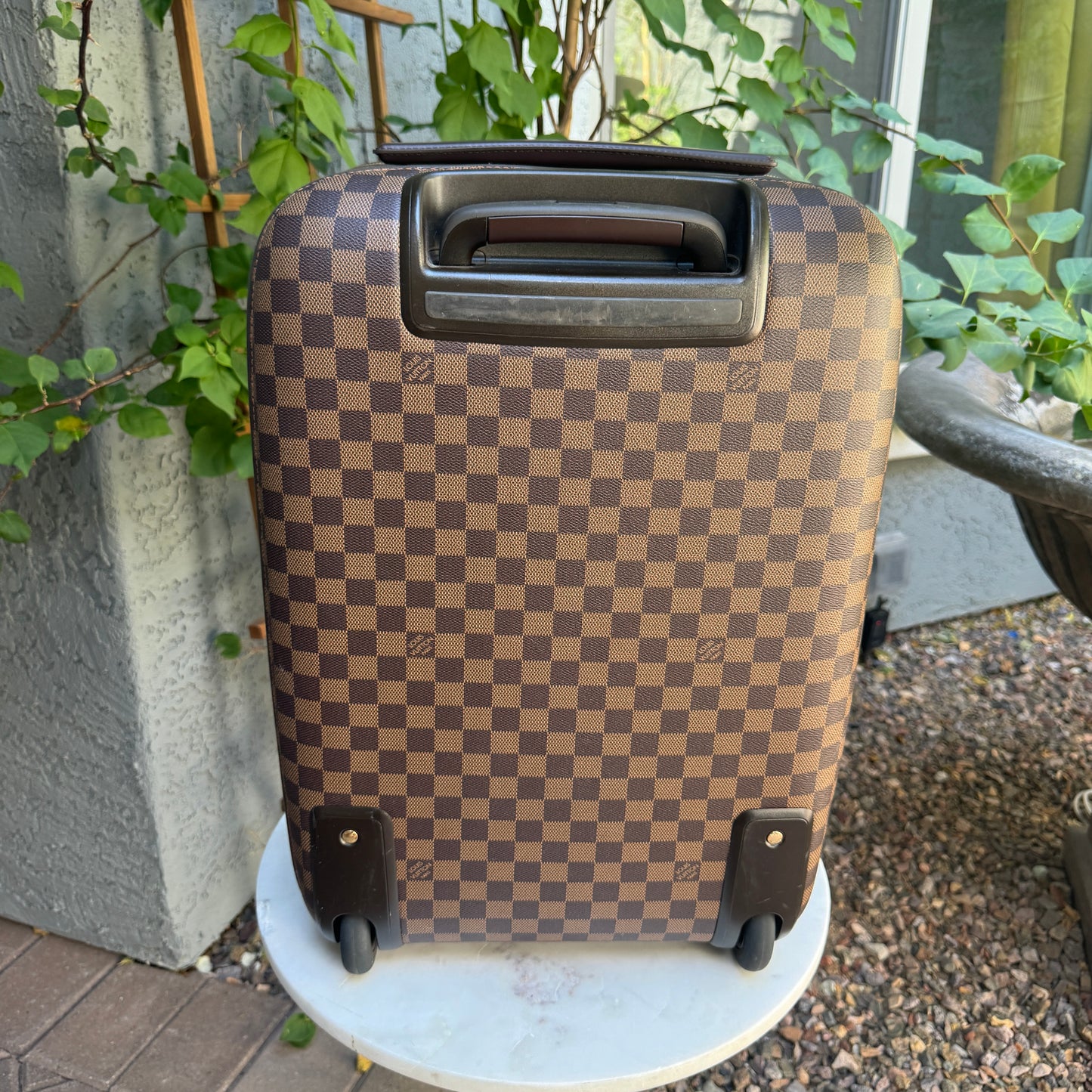 Louis Vuitton Damier Ebene Pegase Light Legere 55 Suitcase