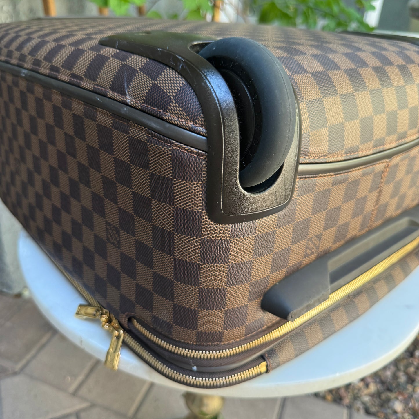 Louis Vuitton Damier Ebene Pegase Light Legere 55 Suitcase