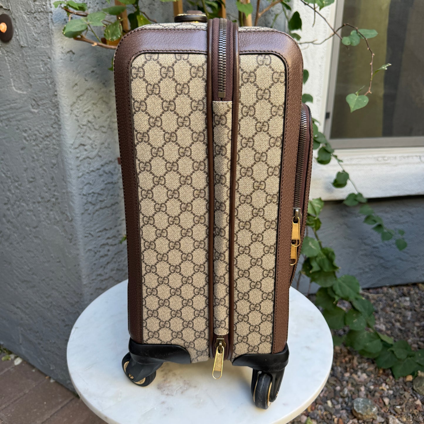 Gucci Savoy Small Monogram Trolley