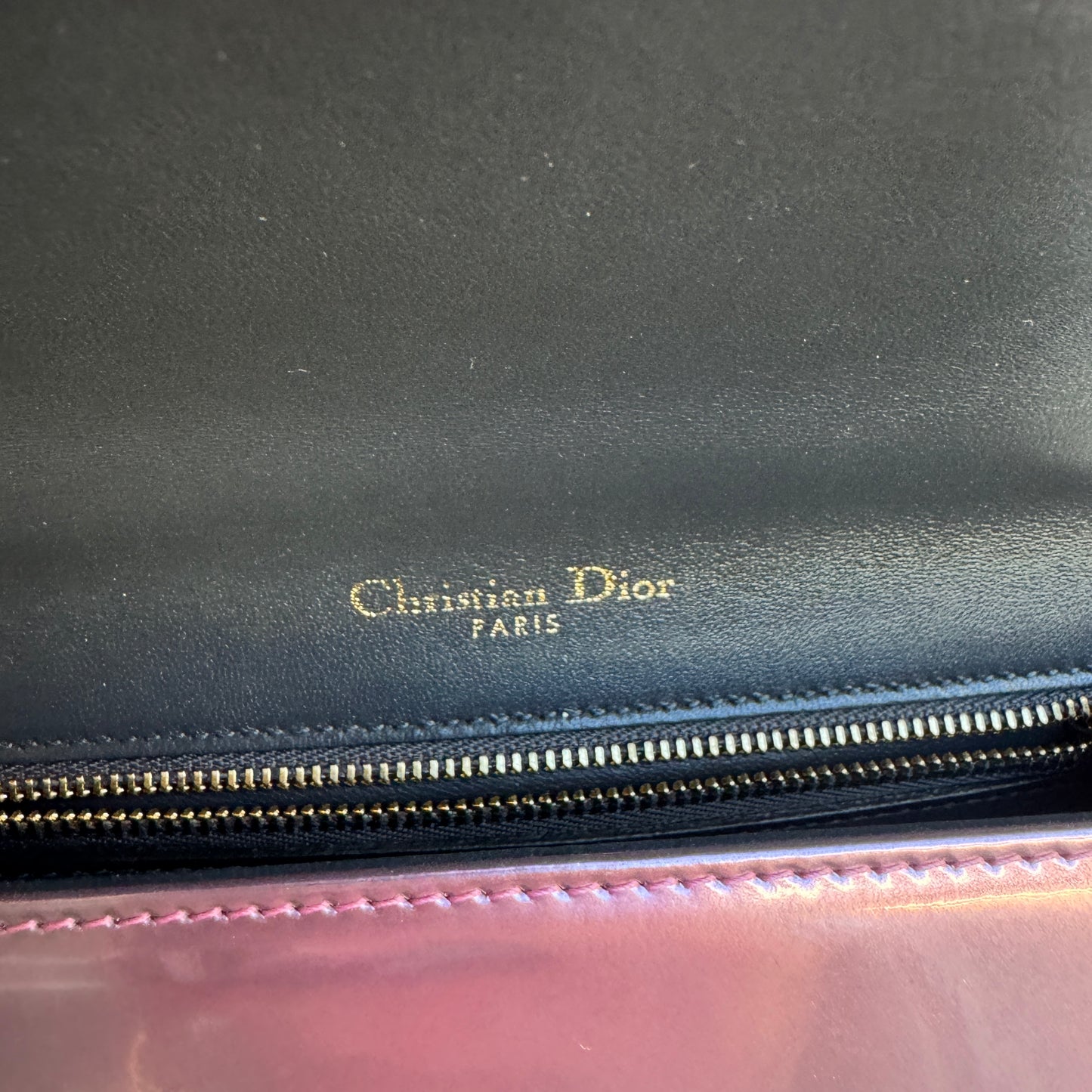 Dior Diorama Metallic Flap Shoulder Bag