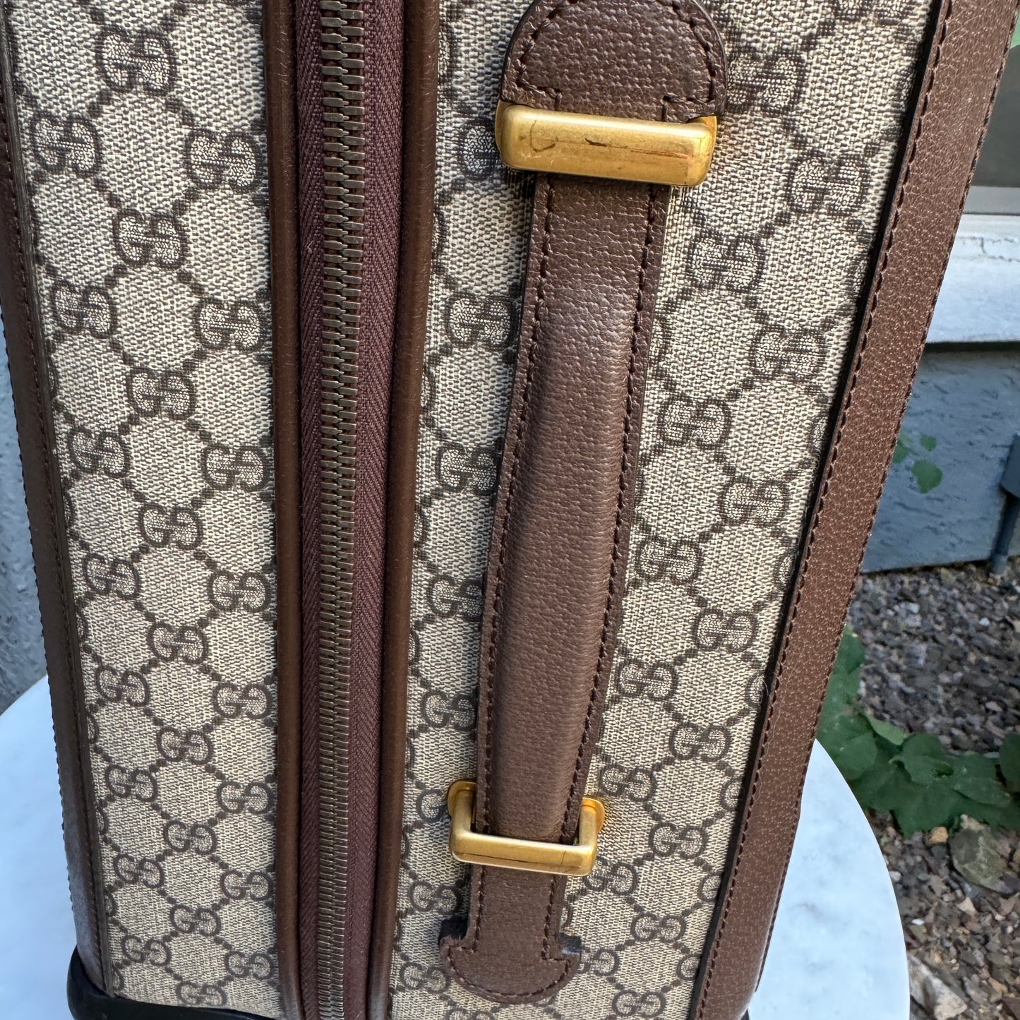 Gucci Savoy Small Monogram Trolley