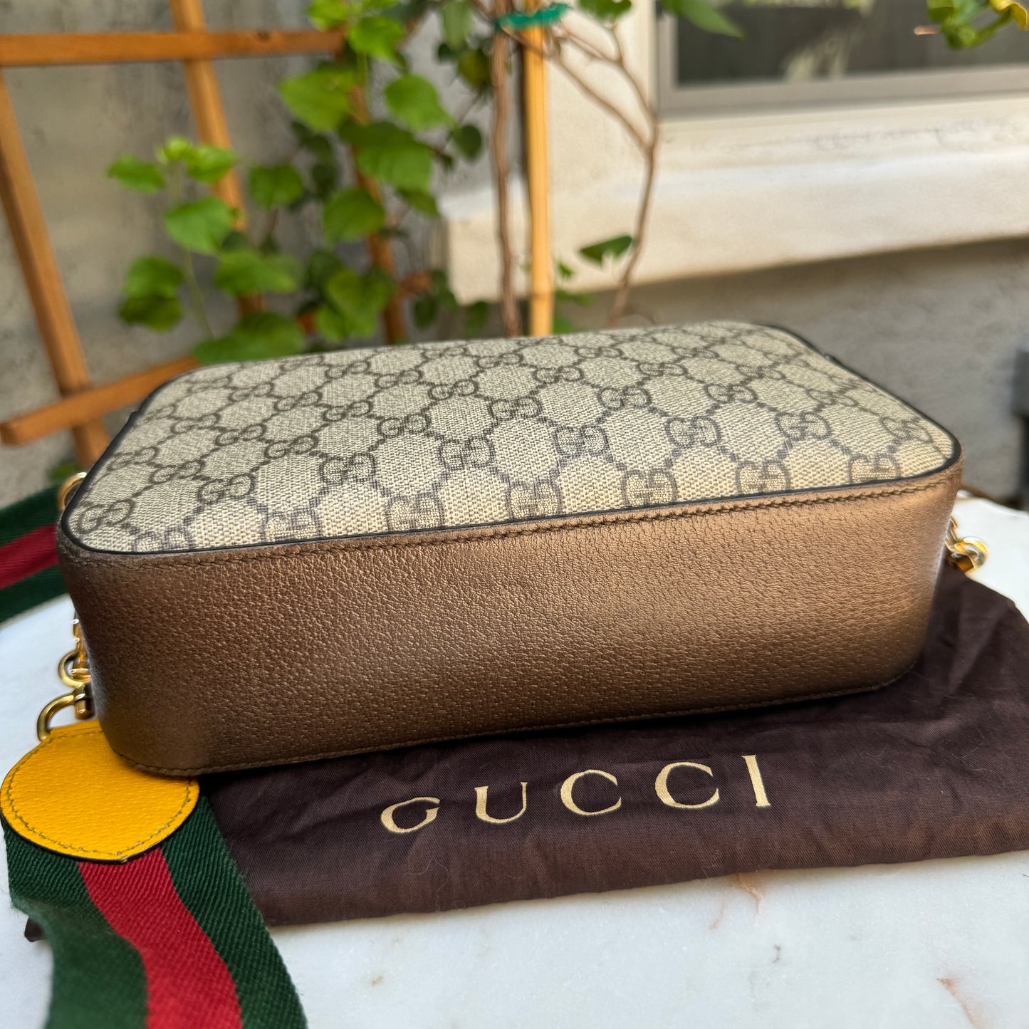 Gucci Vintage Neo Supreme Monogram Web Crossbody