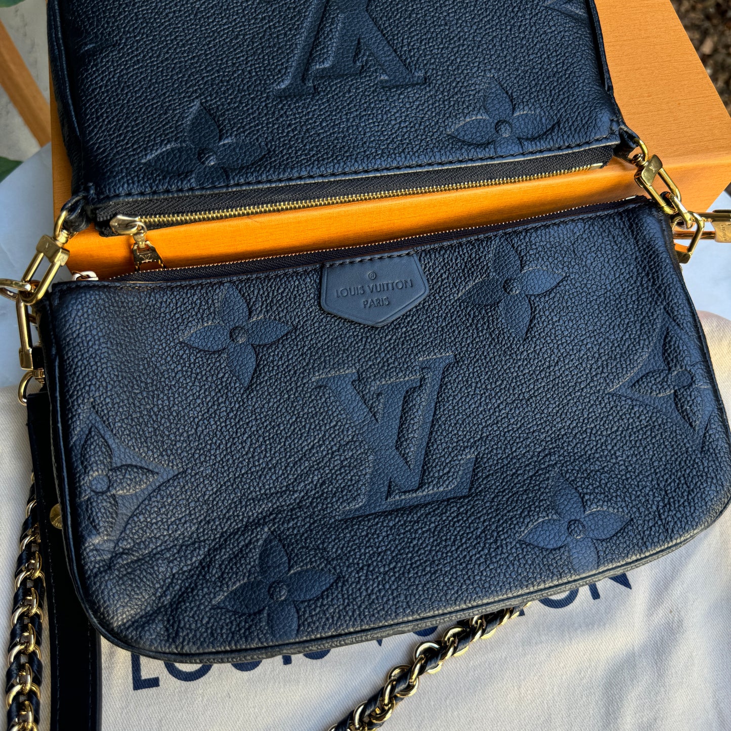 Louis Vuitton Multi Pochette Empreinte Crossbody