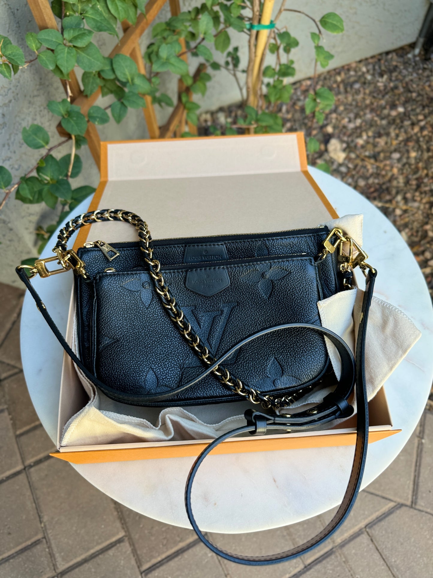 Louis Vuitton Multi Pochette Empreinte Crossbody