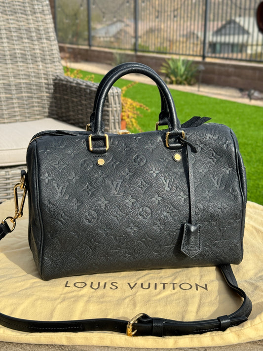 Louis Vuitton Monogram Empreinte Speedy Bandouliere 30