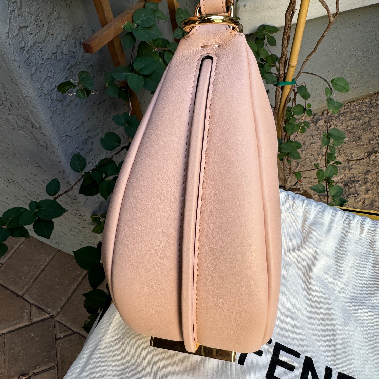 Fendi Small Calfskin Fendigraphy Hobo