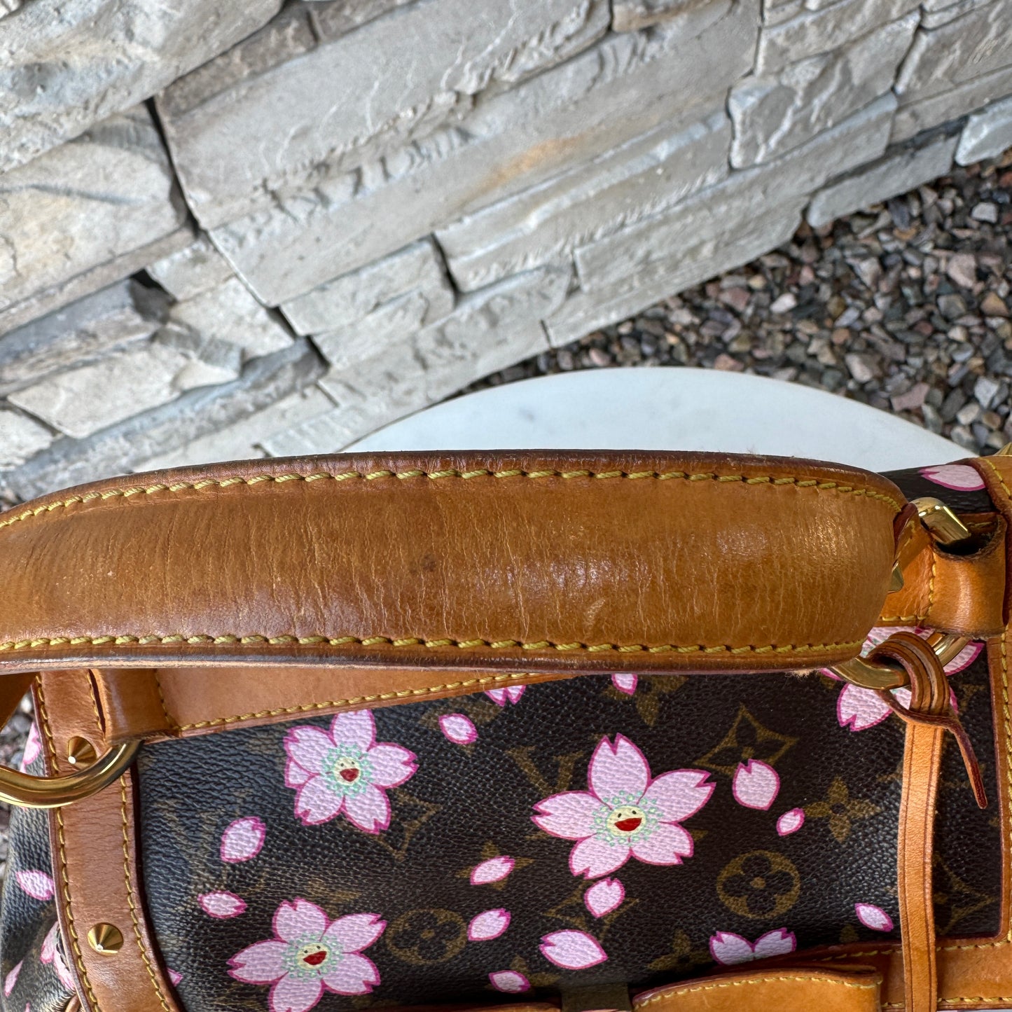 Louis Vuitton x Takashi Murakami Monogram Cherry Blossom Sac Retro