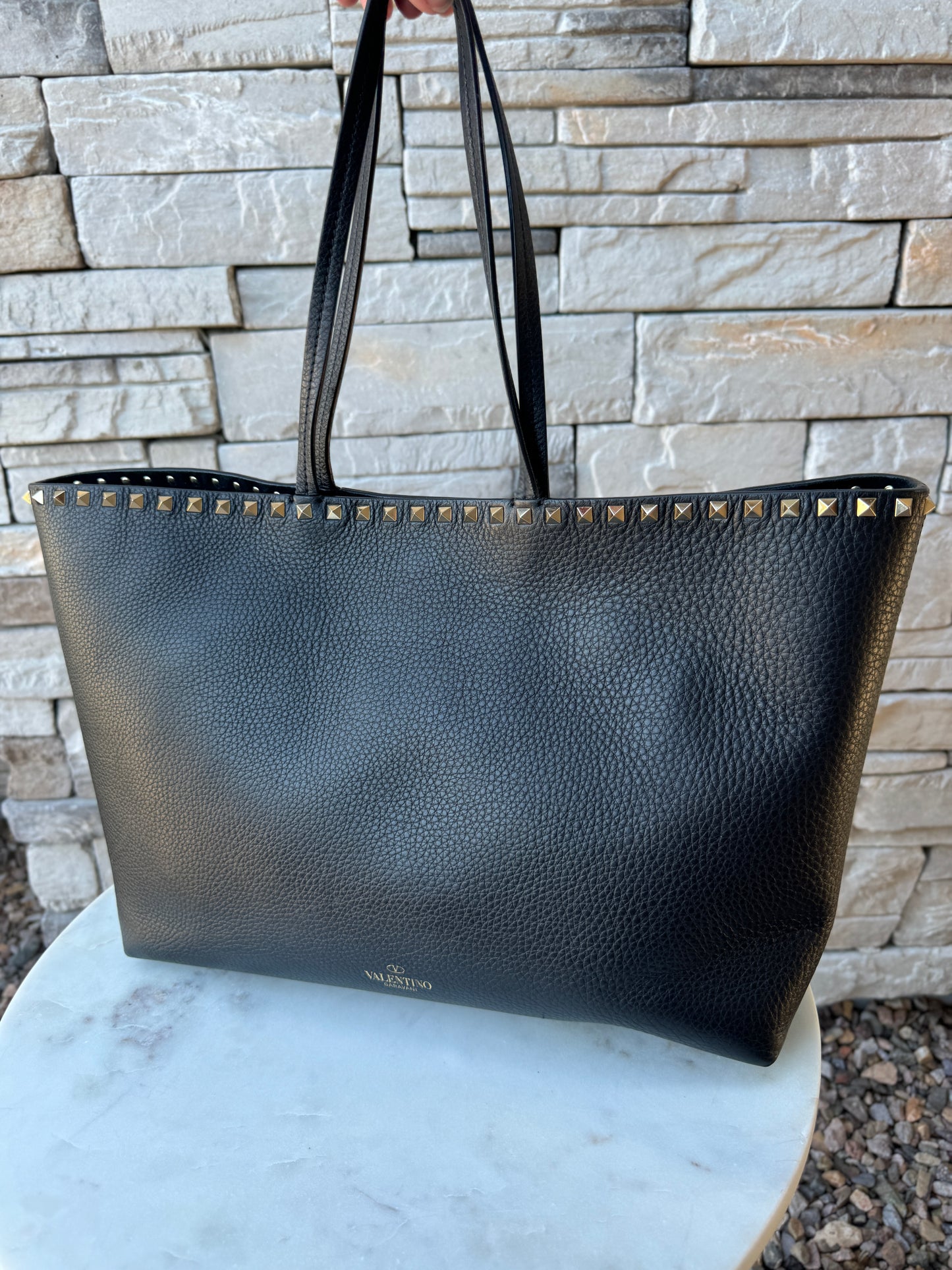 Valentino Garavani Rockstud Leather Tote