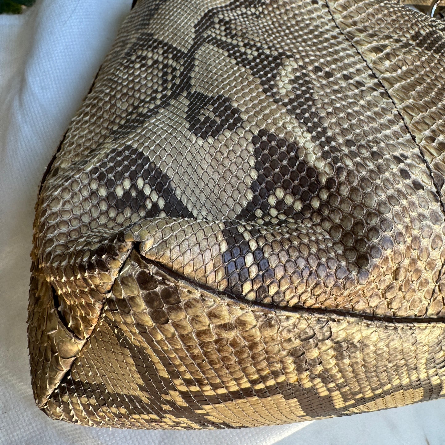 Prada Pitone Python Hobo