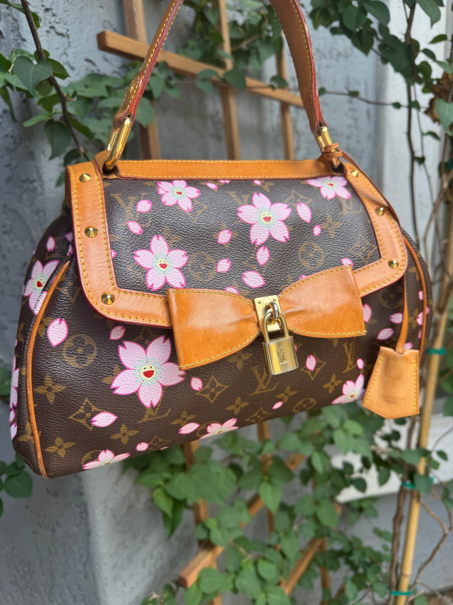 Louis Vuitton x Takashi Murakami Monogram Cherry Blossom Sac Retro