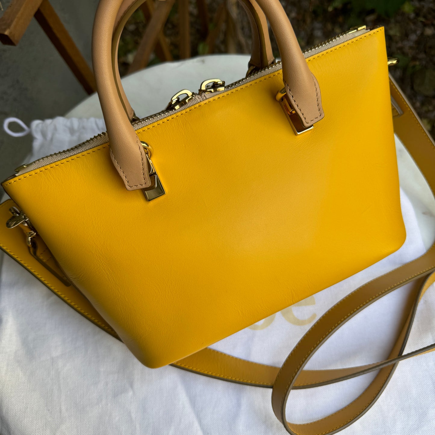 Chloe Mini Baylee Leather Tote