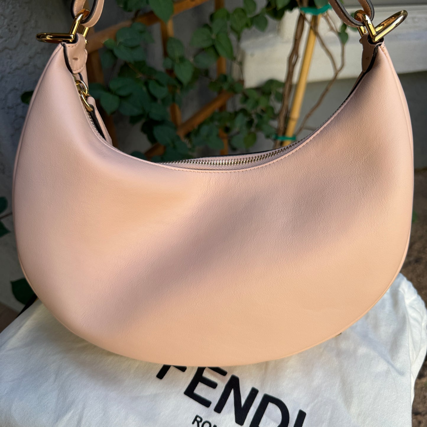 Fendi Small Calfskin Fendigraphy Hobo