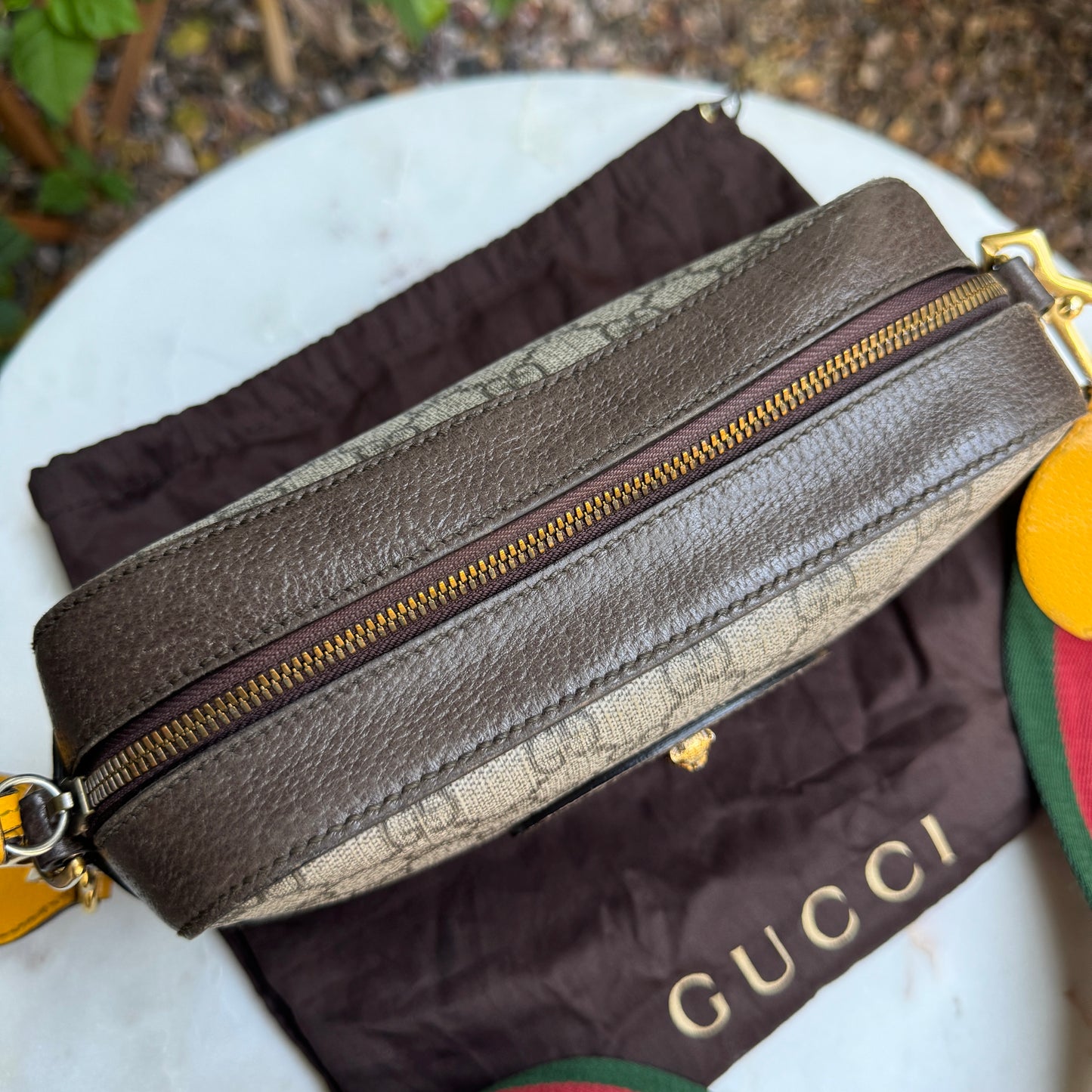 Gucci Vintage Neo Supreme Monogram Web Crossbody