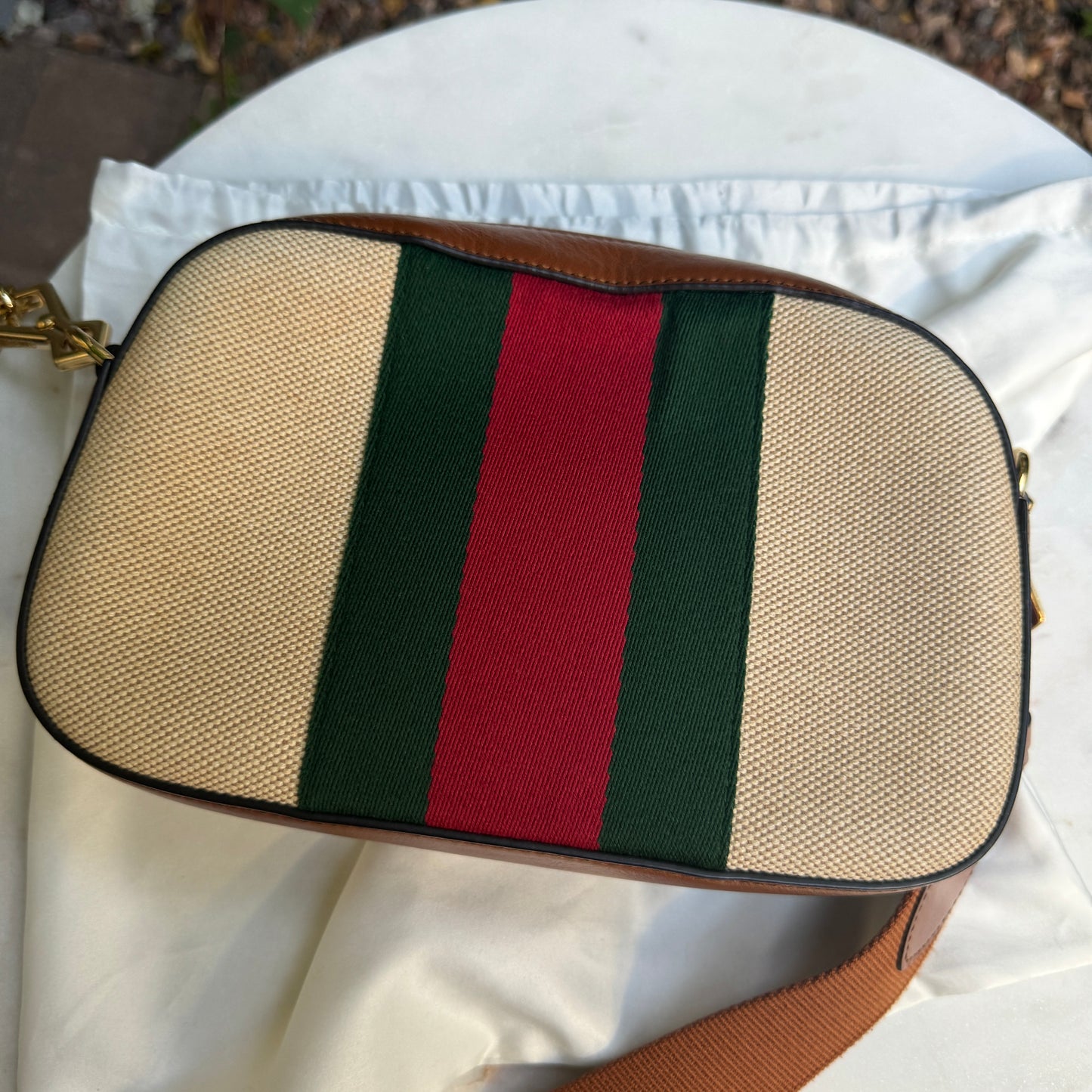 Gucci GG Vintage Canvas Crossbody