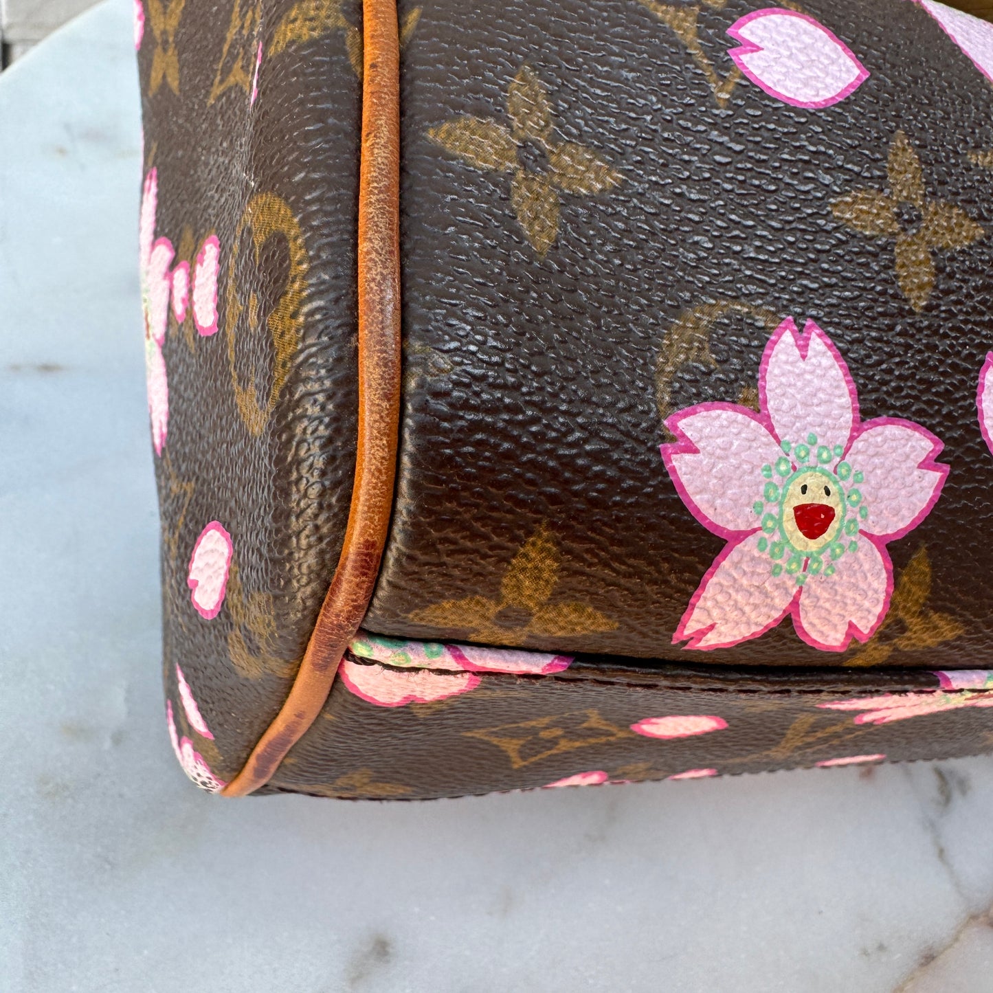 Louis Vuitton x Takashi Murakami Monogram Cherry Blossom Sac Retro