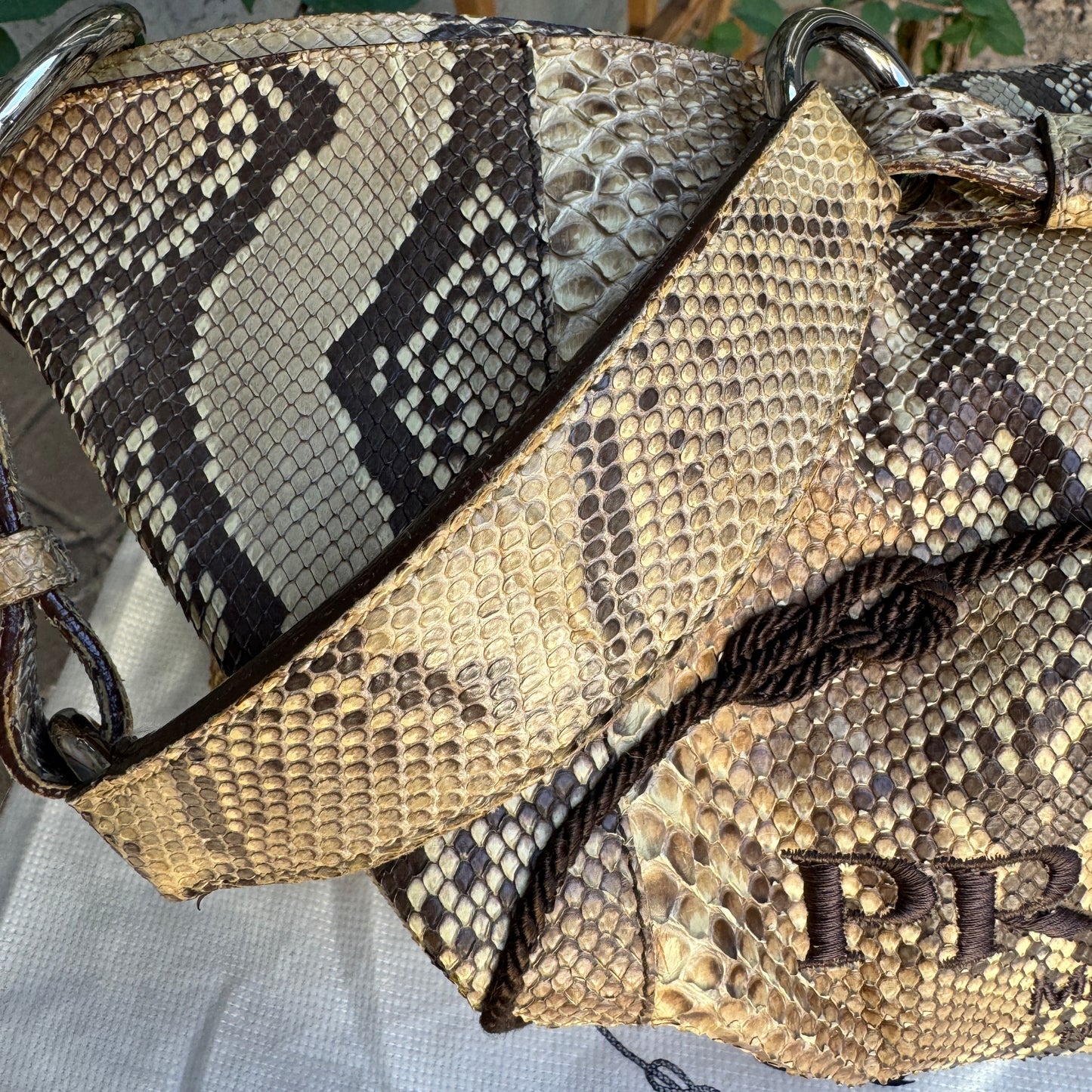 Prada Pitone Python Hobo