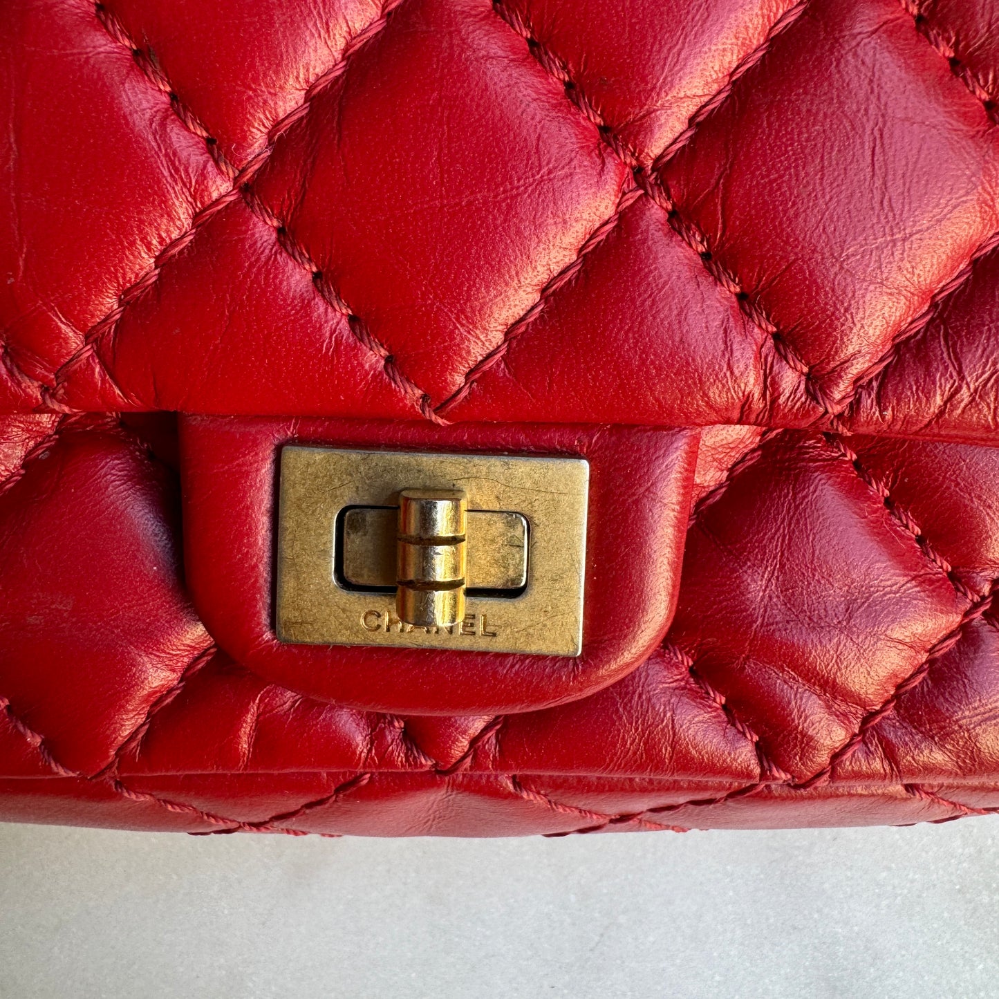 Chanel Reissue 2.55 Diamond Quilted Waist Bag