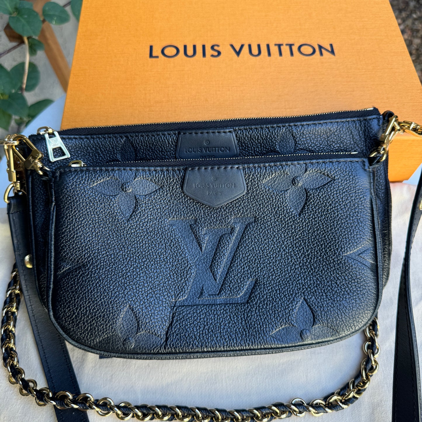 Louis Vuitton Multi Pochette Empreinte Crossbody