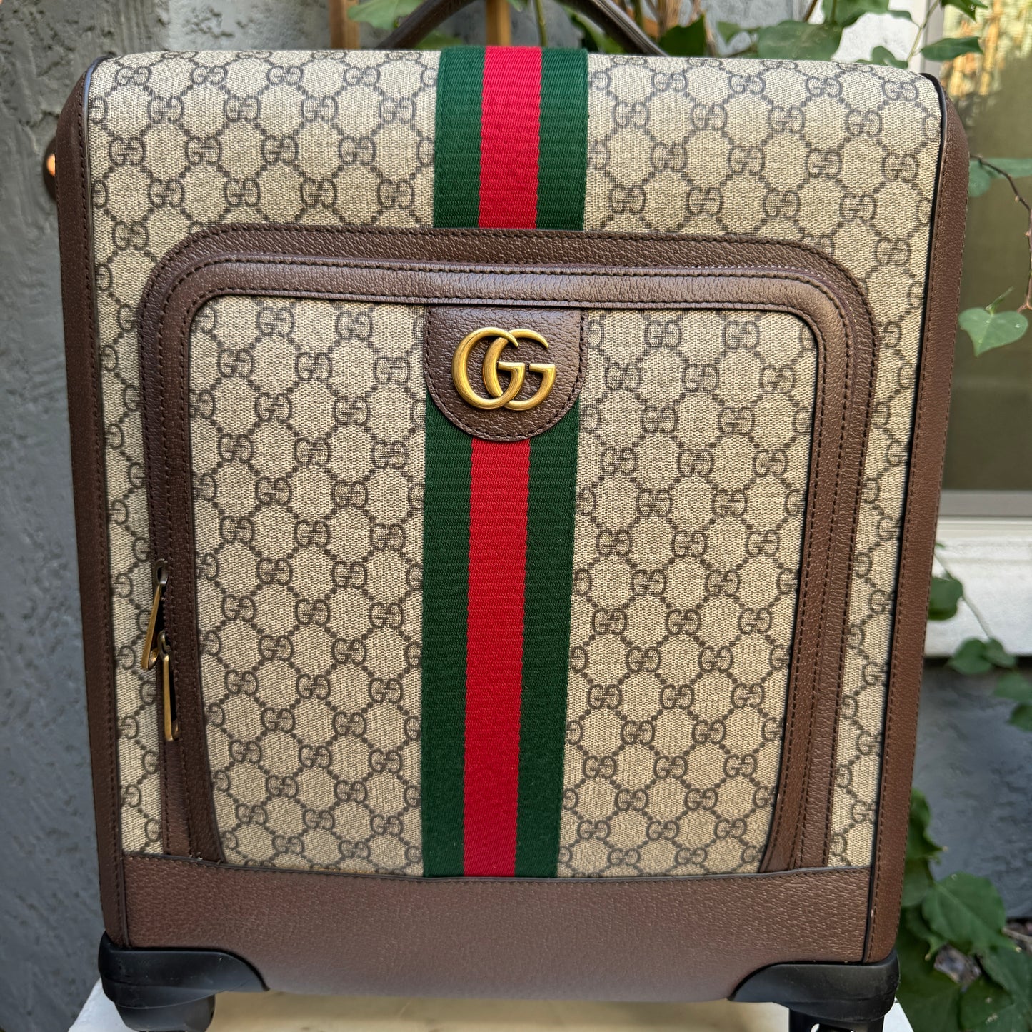 Gucci Savoy Small Monogram Trolley