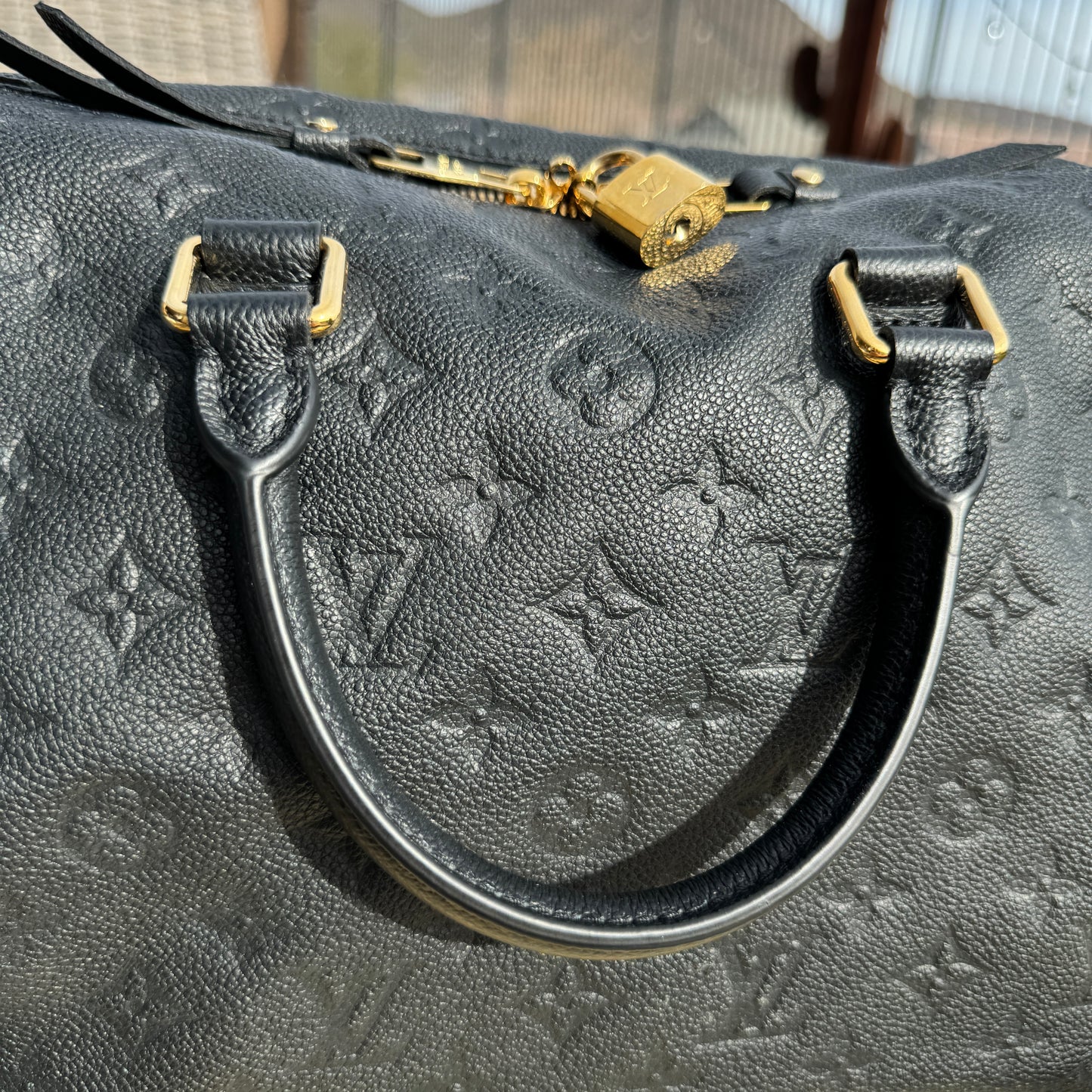 Louis Vuitton Monogram Empreinte Speedy Bandouliere 30