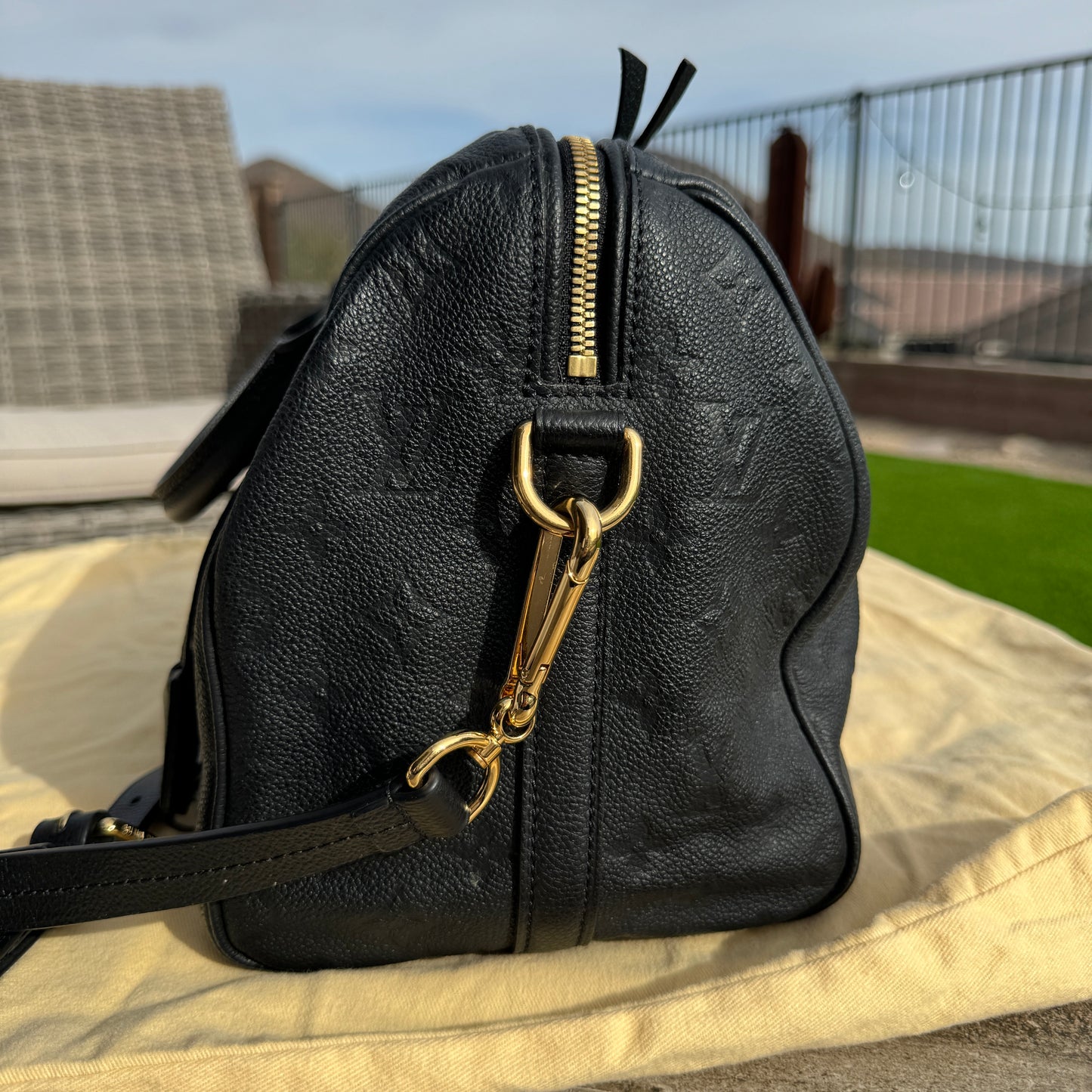 Louis Vuitton Monogram Empreinte Speedy Bandouliere 30