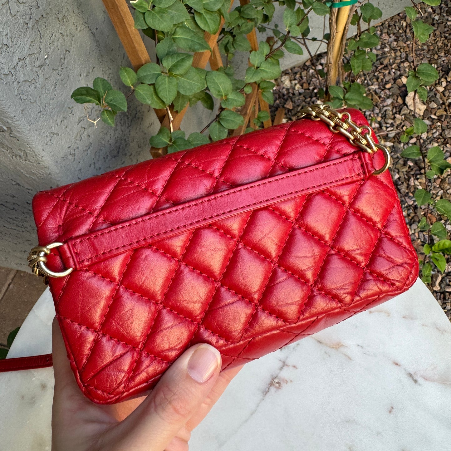 Chanel Reissue 2.55 Diamond Quilted Waist Bag