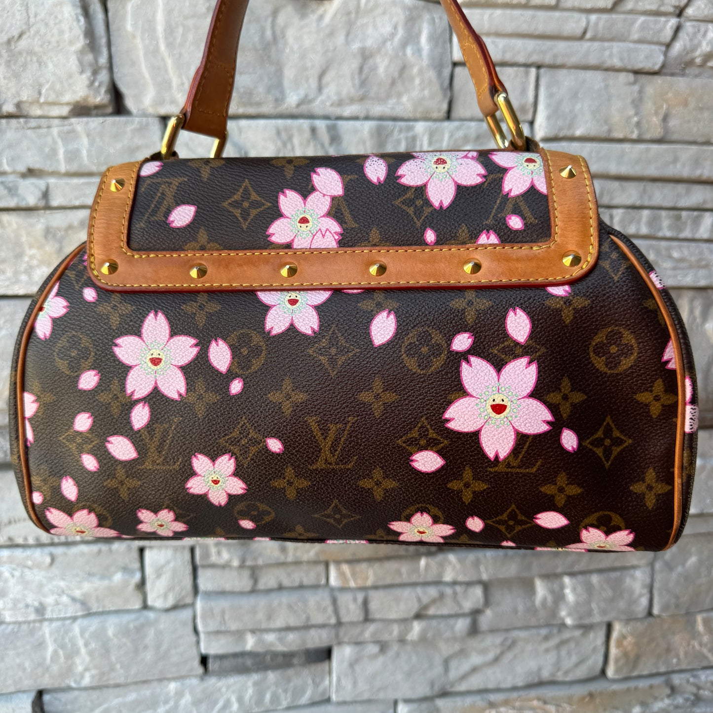 Louis Vuitton x Takashi Murakami Monogram Cherry Blossom Sac Retro