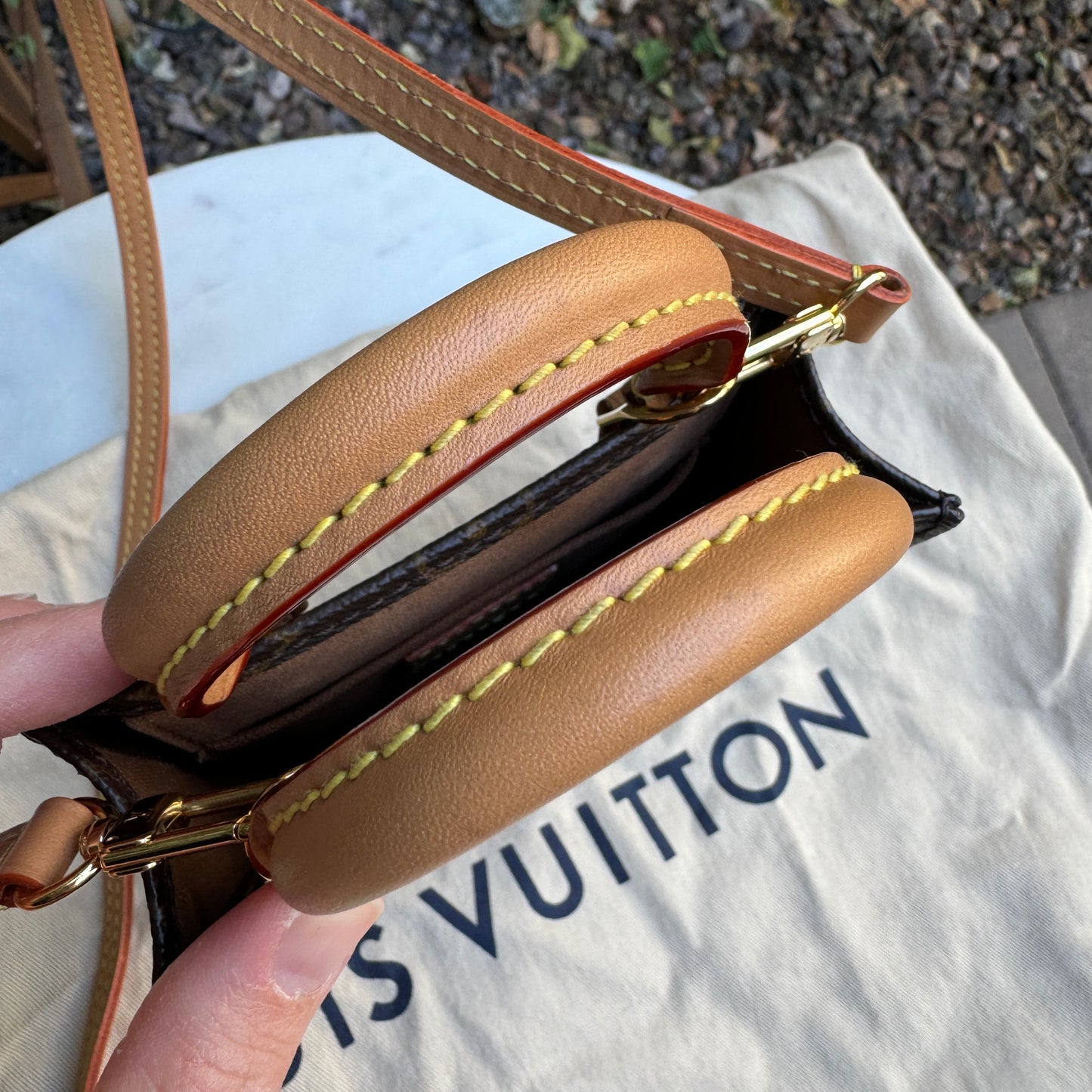 Louis Vuitton Monogram Petit Sac Plat Crossbody